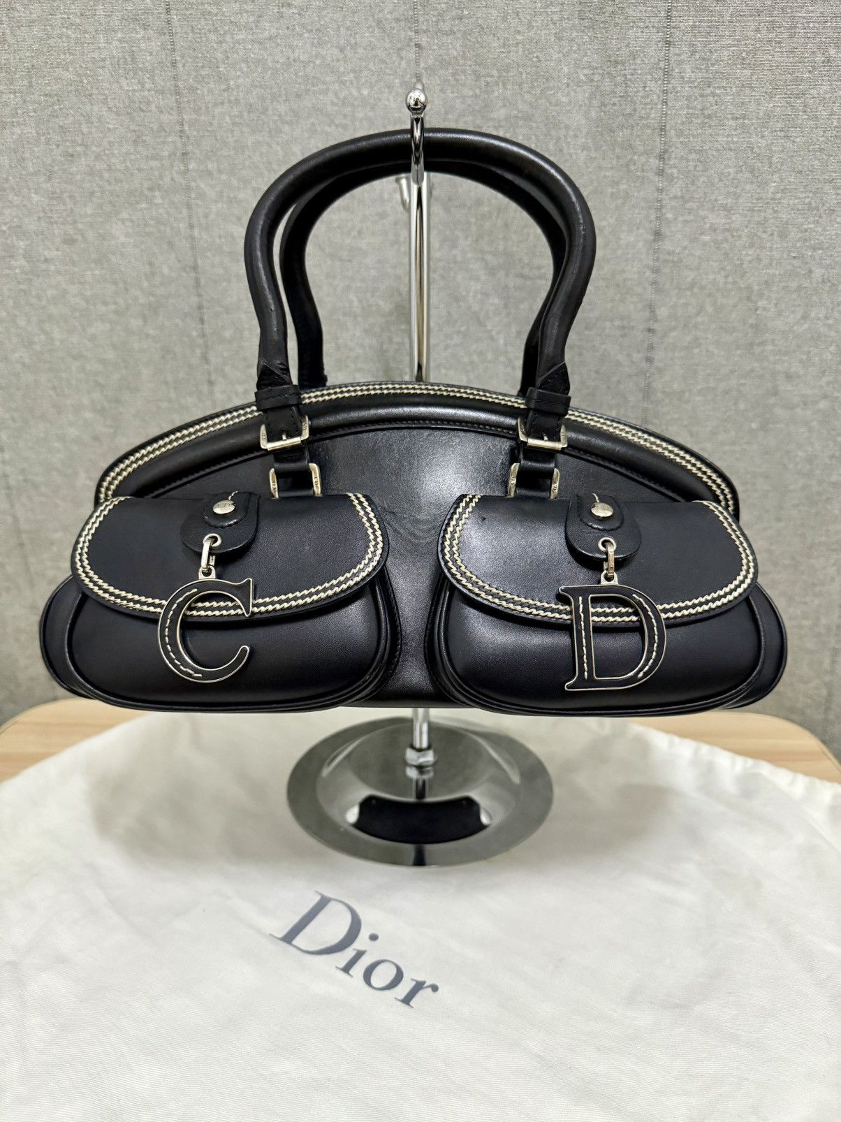 Dior 🔥SICK🔥Runway 2005 Christian Dior Detective John Galliano era Size ONE SIZE - 1 Thumbnail