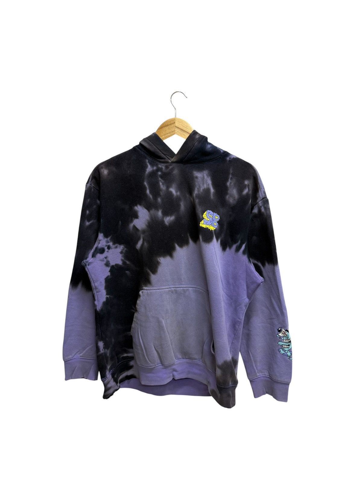 H&M H&M X Sponge Bob Tie Dye Pullover Sweater Hoodie Size US M / EU 48-50 / 2 - 2 Thumbnail