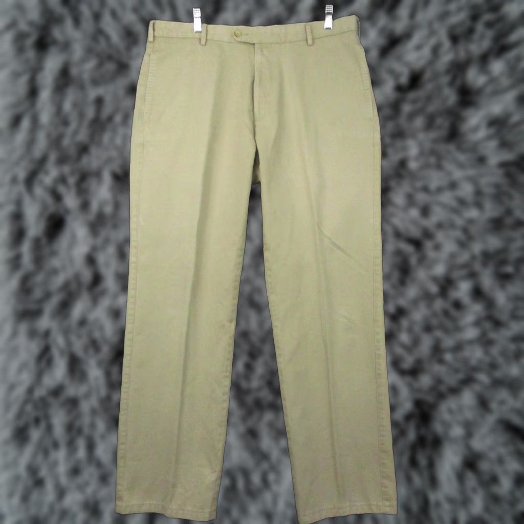 Peter Millar Peter Millar Crown Pants Chino 36x31 Beige Be​ige Raleigh Washed Logo Men Regular Straight Pants Size US 36 / EU 52 - 1 Thumbnail