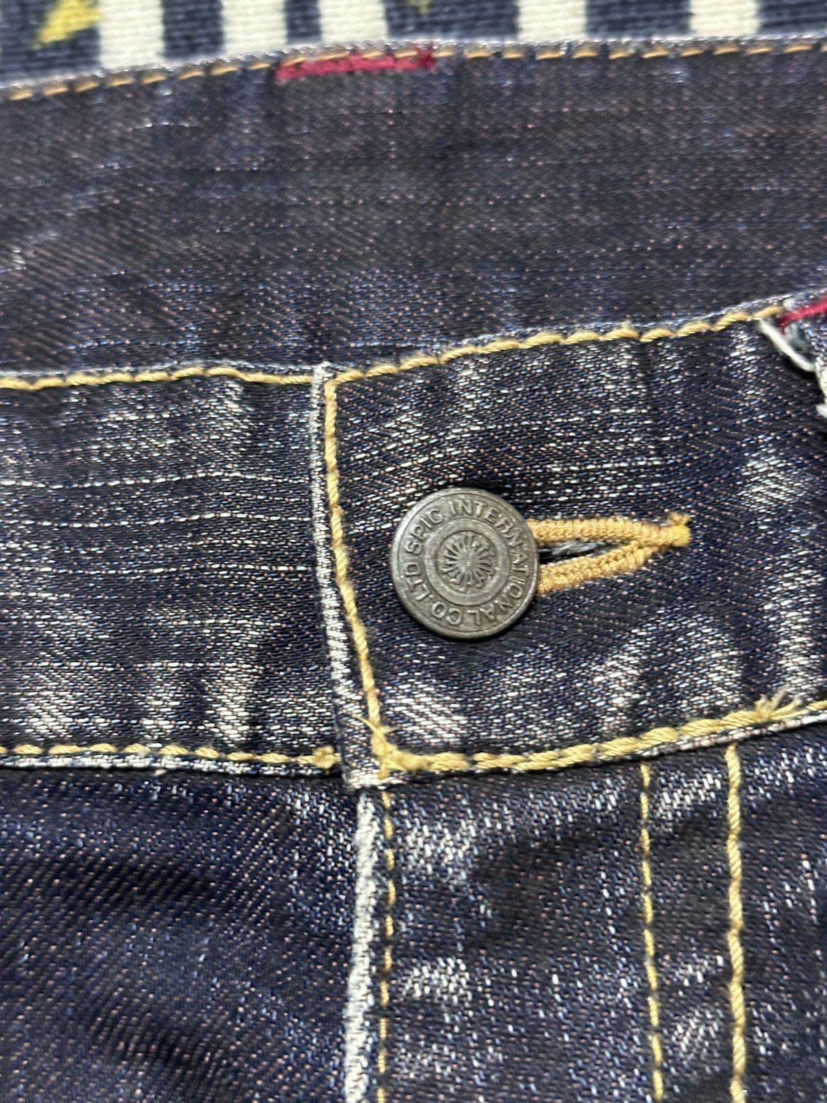 Tornado Mart Vintage Tornado Mart Flare Clawmark Mudwash Denim Size US 33 - 7 Thumbnail