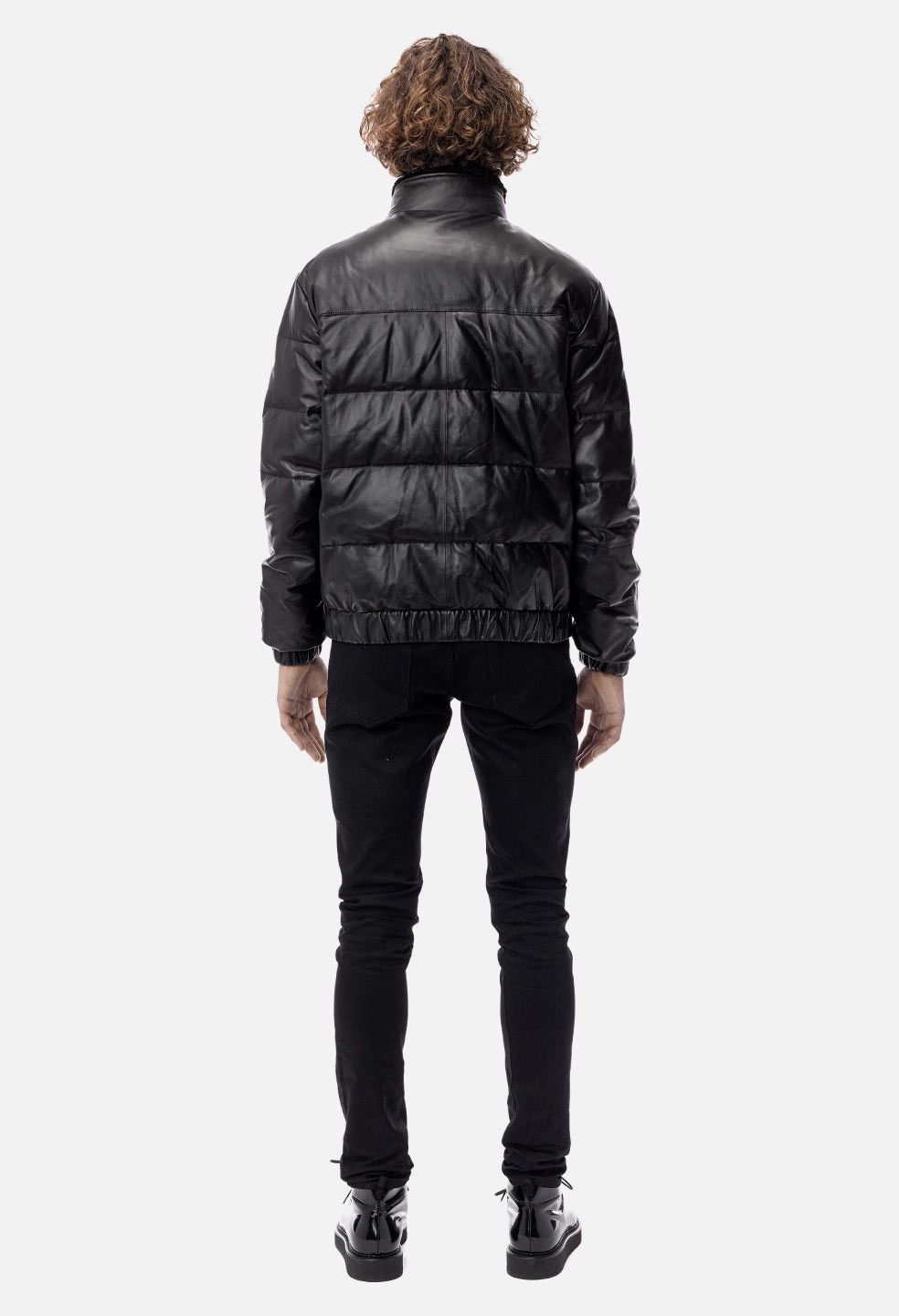 John Elliott John Elliott Leather Down Bomber Jacket / Black / 3 / Large Size US L / EU 52-54 / 3 - 8 Thumbnail