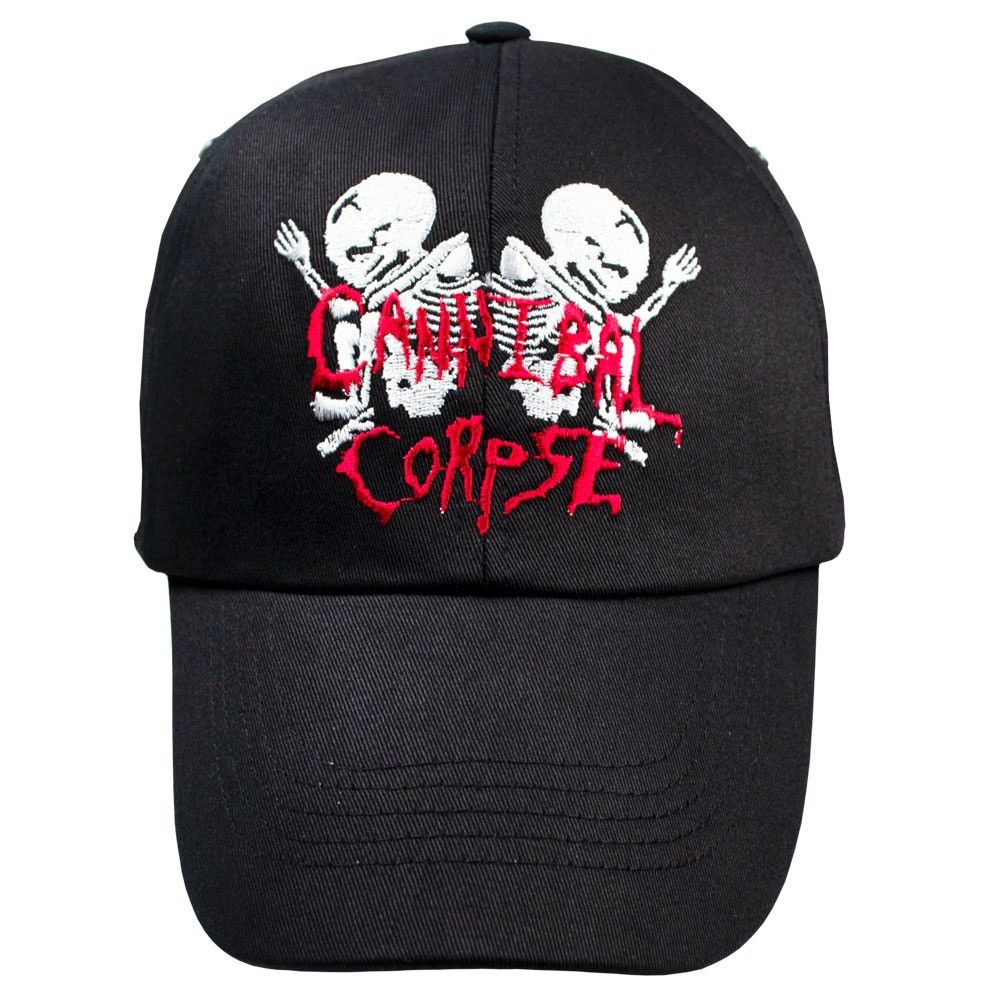 Band Tees × Vintage Cannibal Corpse Skeletons Cap Hat Deathmetal Merch Oldschool Size ONE SIZE - 2 Thumbnail