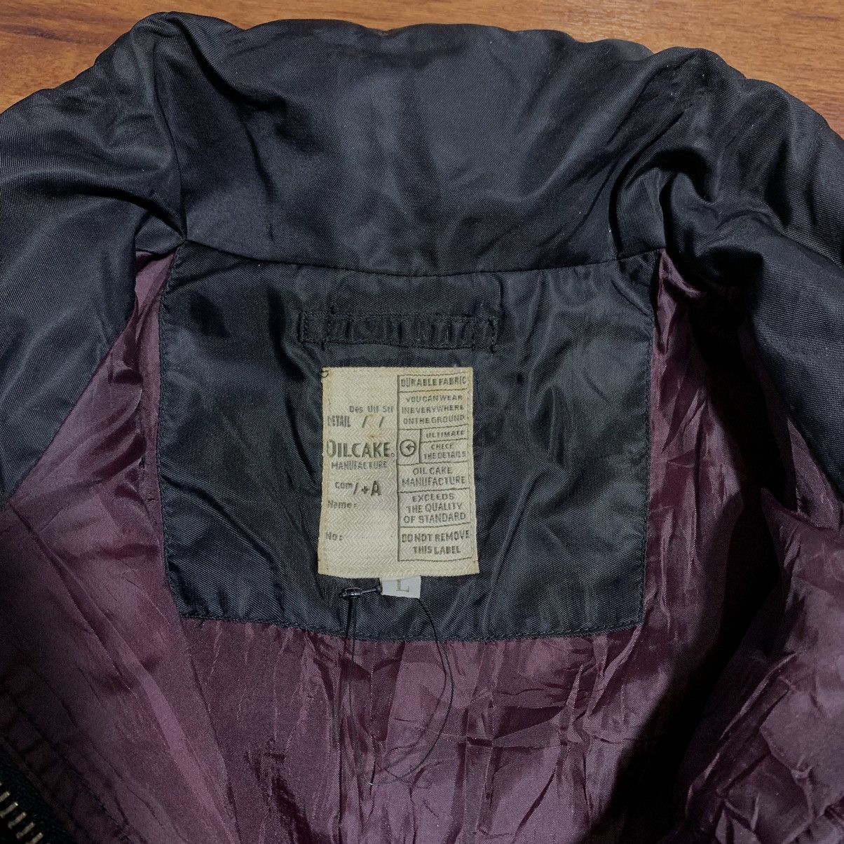 Japanese Brand 2000s OILCAKES PADDED JACKET PUNK STYLE Size US L / EU 52-54 / 3 - 7 Thumbnail