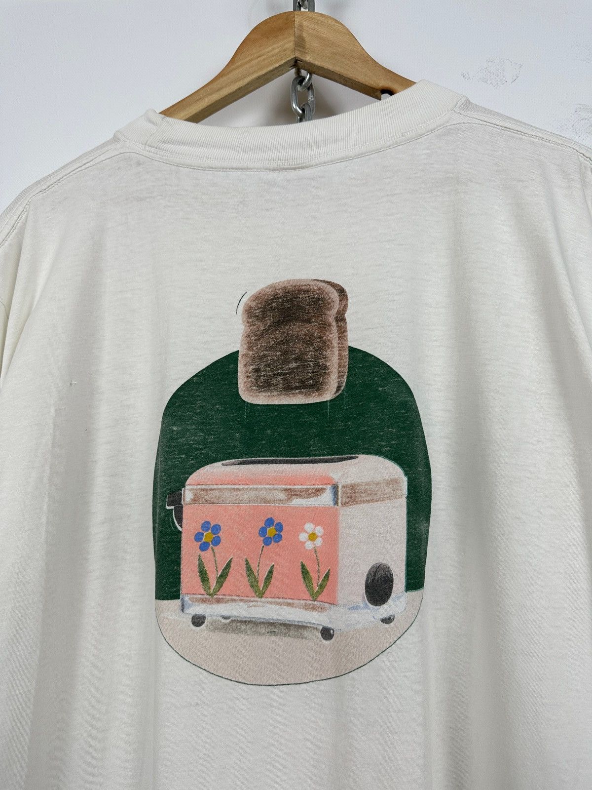 Cartoon Network 1989 Vintage Wallace & Gromit Crackin Toast T-Shirt Size US XL / EU 56 / 4 - 11 Thumbnail