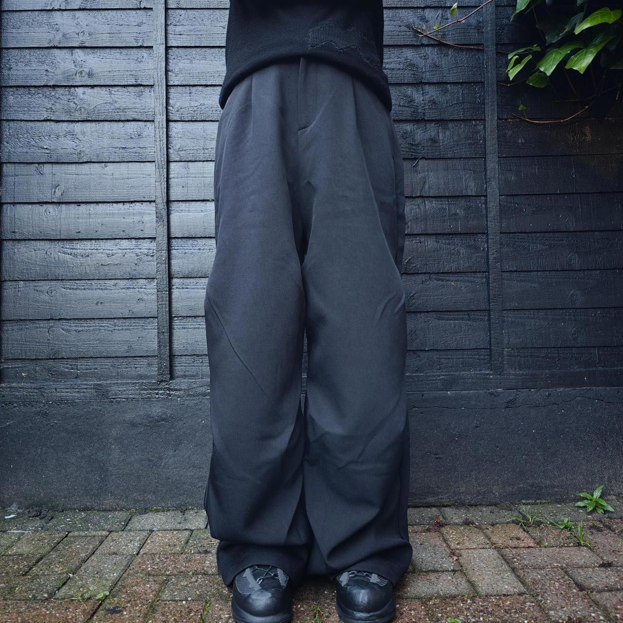 Other Black Archive Wide Leg Multi Dart Trousers Size US 32 / EU 48 - 1 Thumbnail