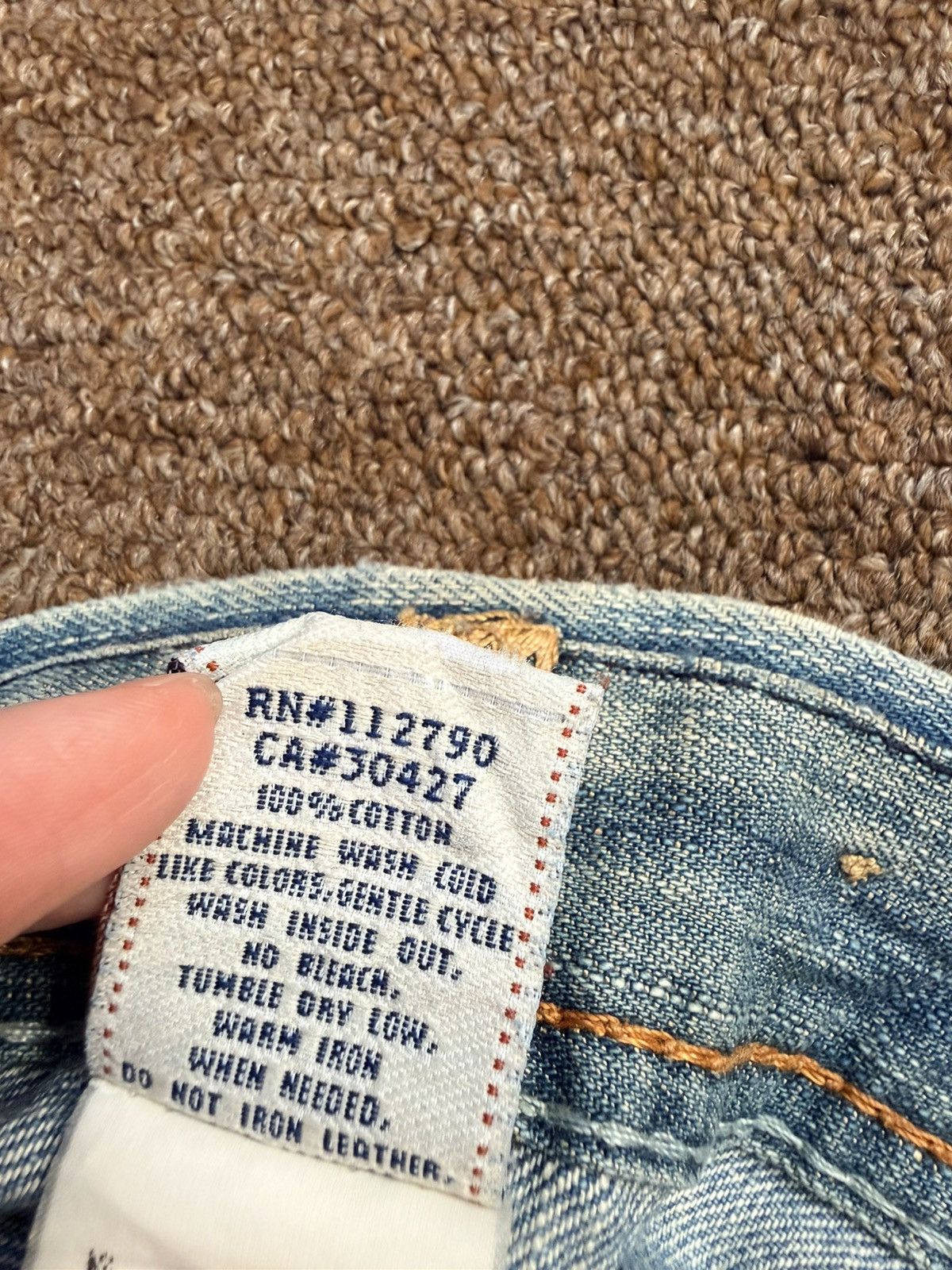 True Religion Vintage True Religion Jeans Denim Pants Size 31" - 8 Thumbnail