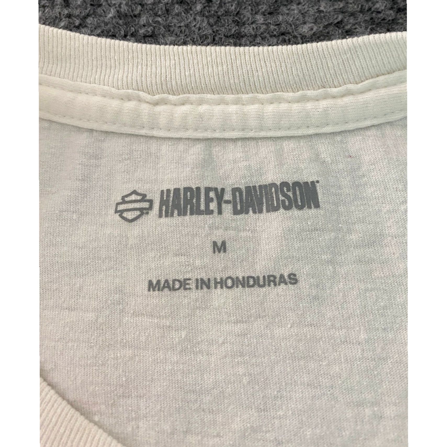 Harley Davidson Harley-Davidson Womens Medium Cream T-Shirt Pastel Eagle Graphic Logo Tee Size M / US 6-8 / IT 42-44 - 5 Thumbnail