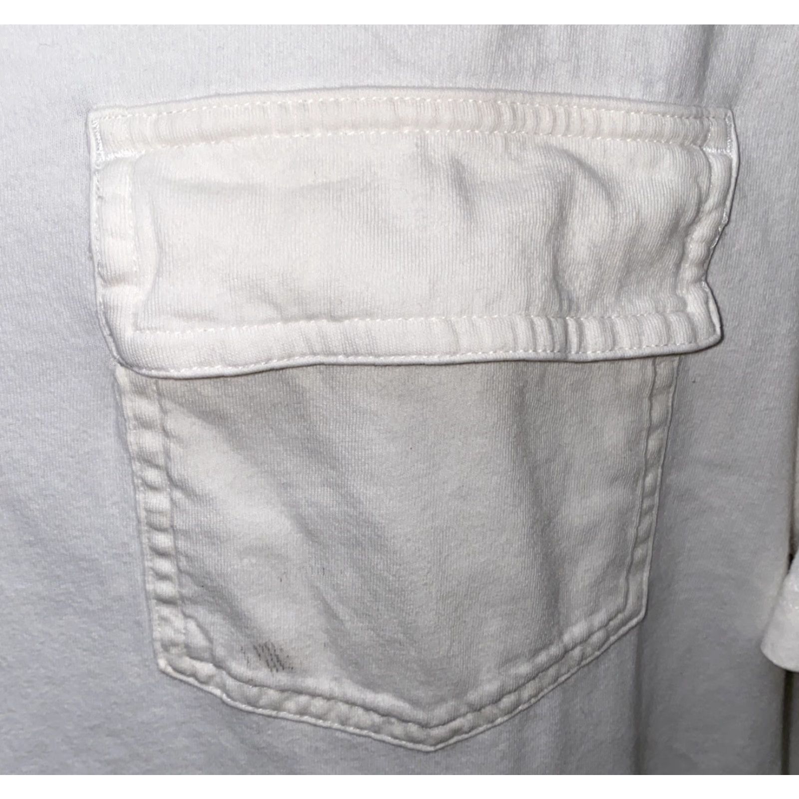 CO Duluth Trading Co Mens T-Shirt Shirt Short Sleeve Size M White Cotton Spillfighter Longtail Regular Fit Mens Size US M / EU 48-50 / 2 - 2 Thumbnail