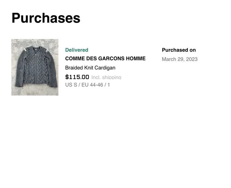 Comme des Garcons Comme Des Garcons sweater Size US S / EU 44-46 / 1 - 8 Thumbnail