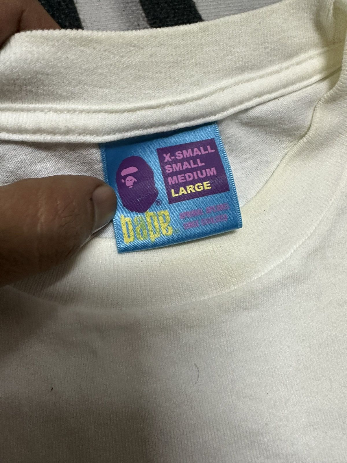 Bape Cotton Candy College Tee Size US L / EU 52-54 / 3 - 5 Thumbnail