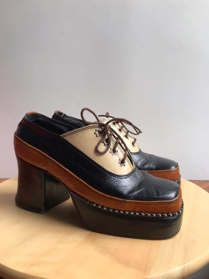 Vintage Vintage cherie by exotic germany 70s glamrock bootboys glam Size US 6 / EU 39 - 6 Thumbnail