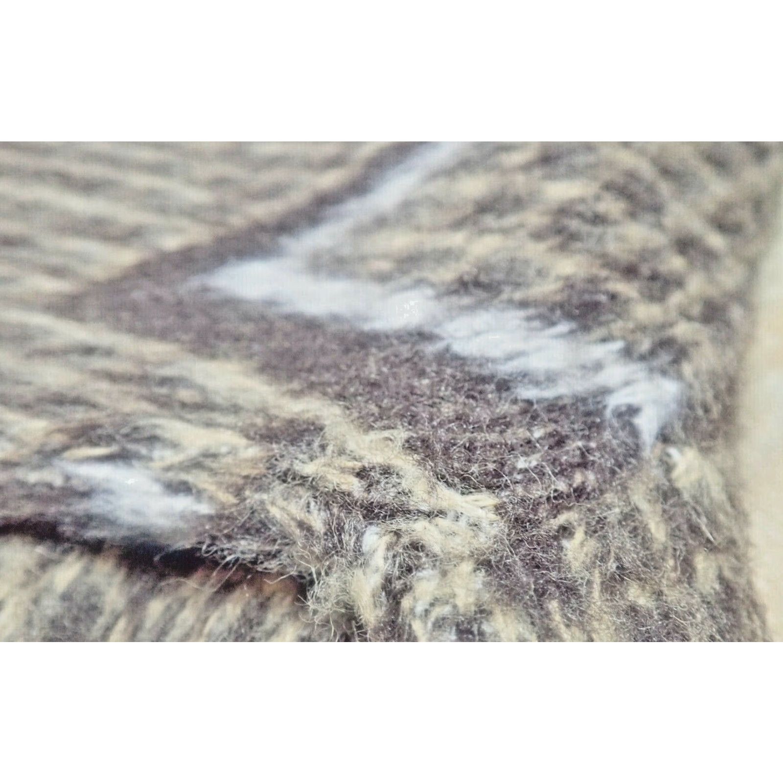 Vintage VINTAGE 80s Lawrence Knitwear Mens M Brown Acrylic Fuzzy Sweater Nordic Southwestern Kurt Cobain Style Size US M / EU 48-50 / 2 - 5 Thumbnail