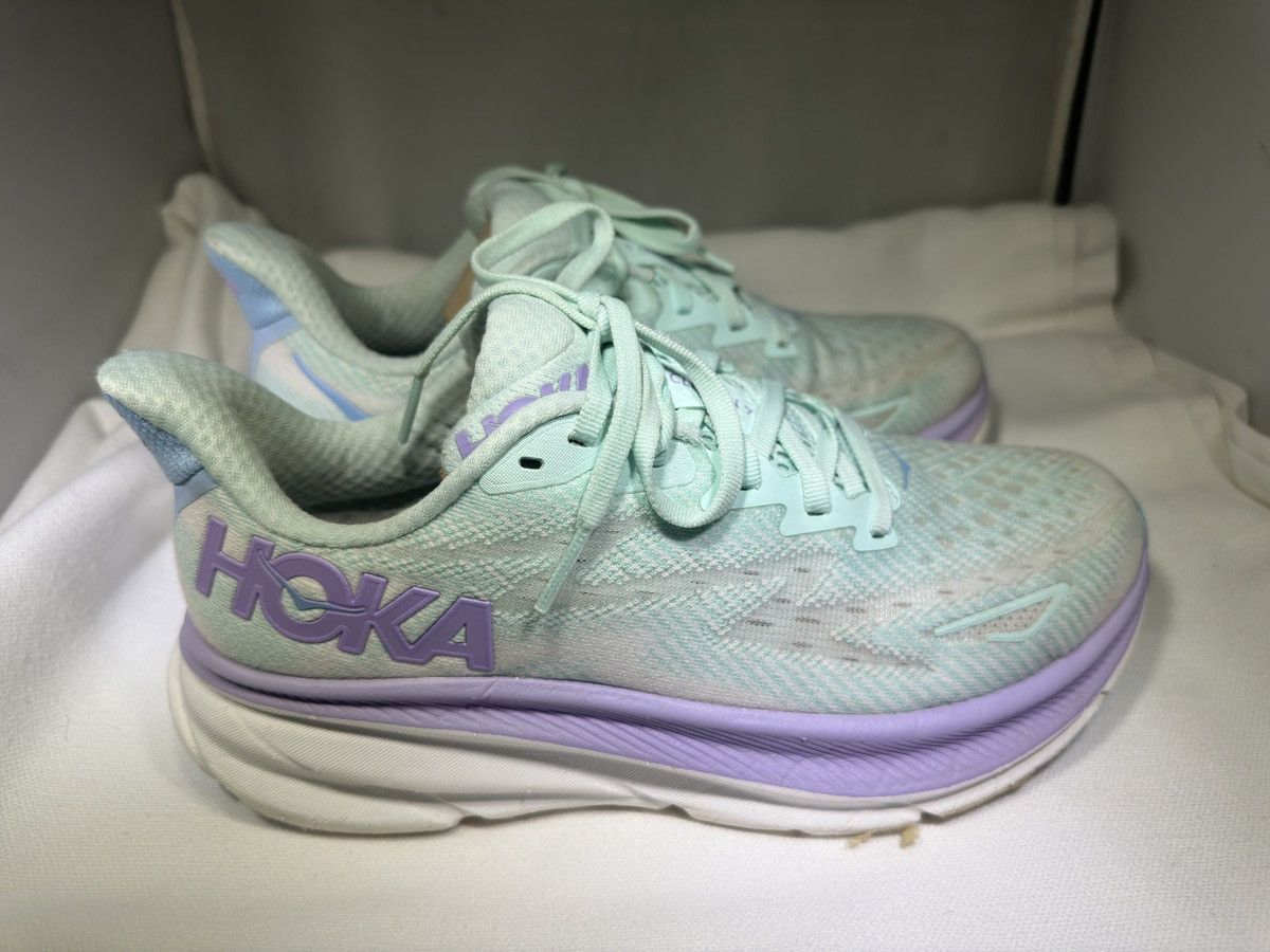 Hoka Hoka Clifton 9 Women's 6.5B Running Shoes Sunlit Ocean Size US 6.5 / IT 36.5 - 3 Thumbnail