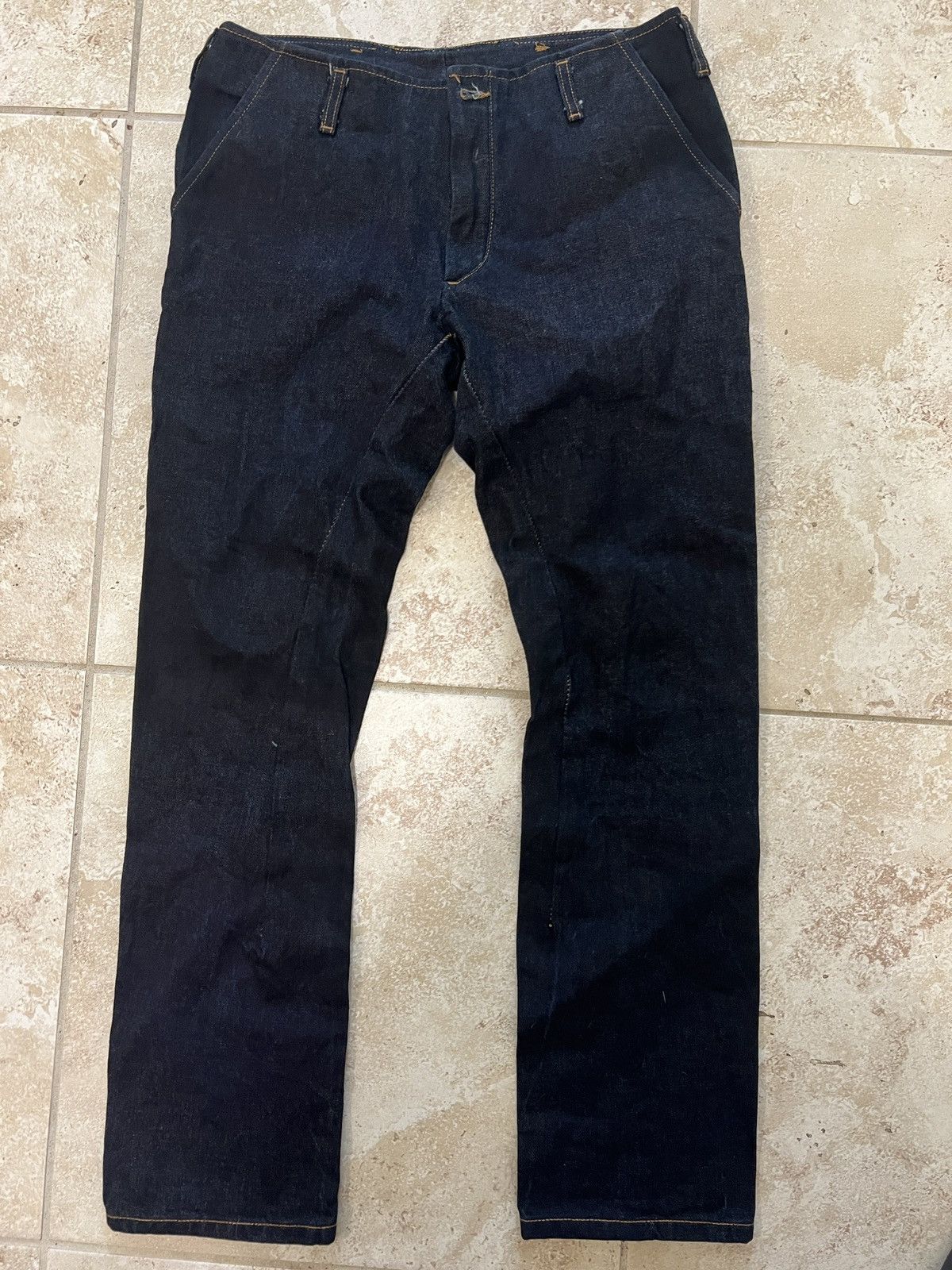 Incarnation incarnation object dyed overlock jeans Size US 33 - 1 Thumbnail