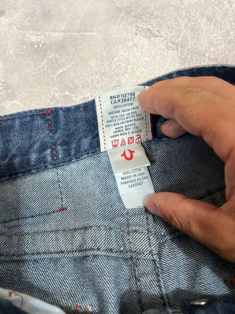 True Religion × Vintage Vintage True Religion Y2k Baggy pants Size US 30 / EU 46 - 8 Thumbnail