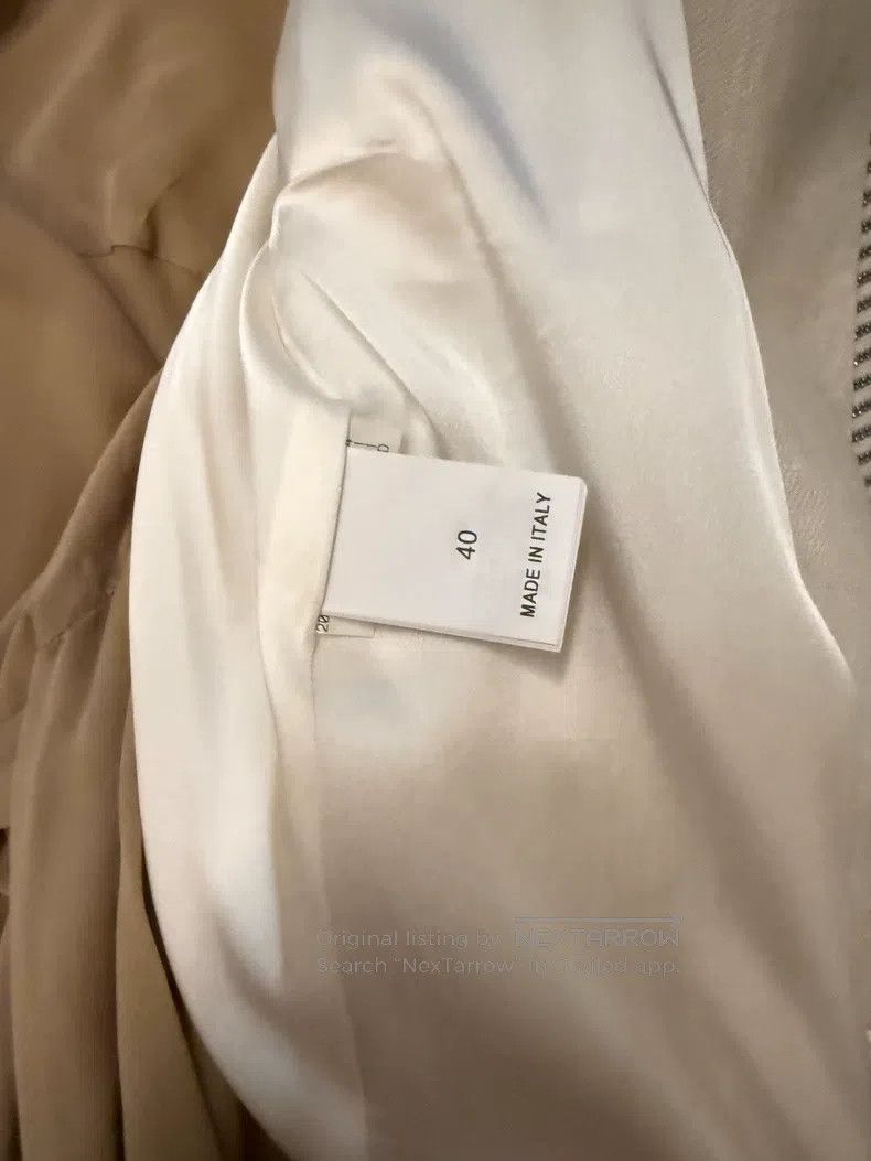 Brunello Cucinelli Brunello Cucinelli Linen Beige Beaded Luxury Edition Heavi Size XS / US 0-2 / IT 36-38 - 4 Thumbnail