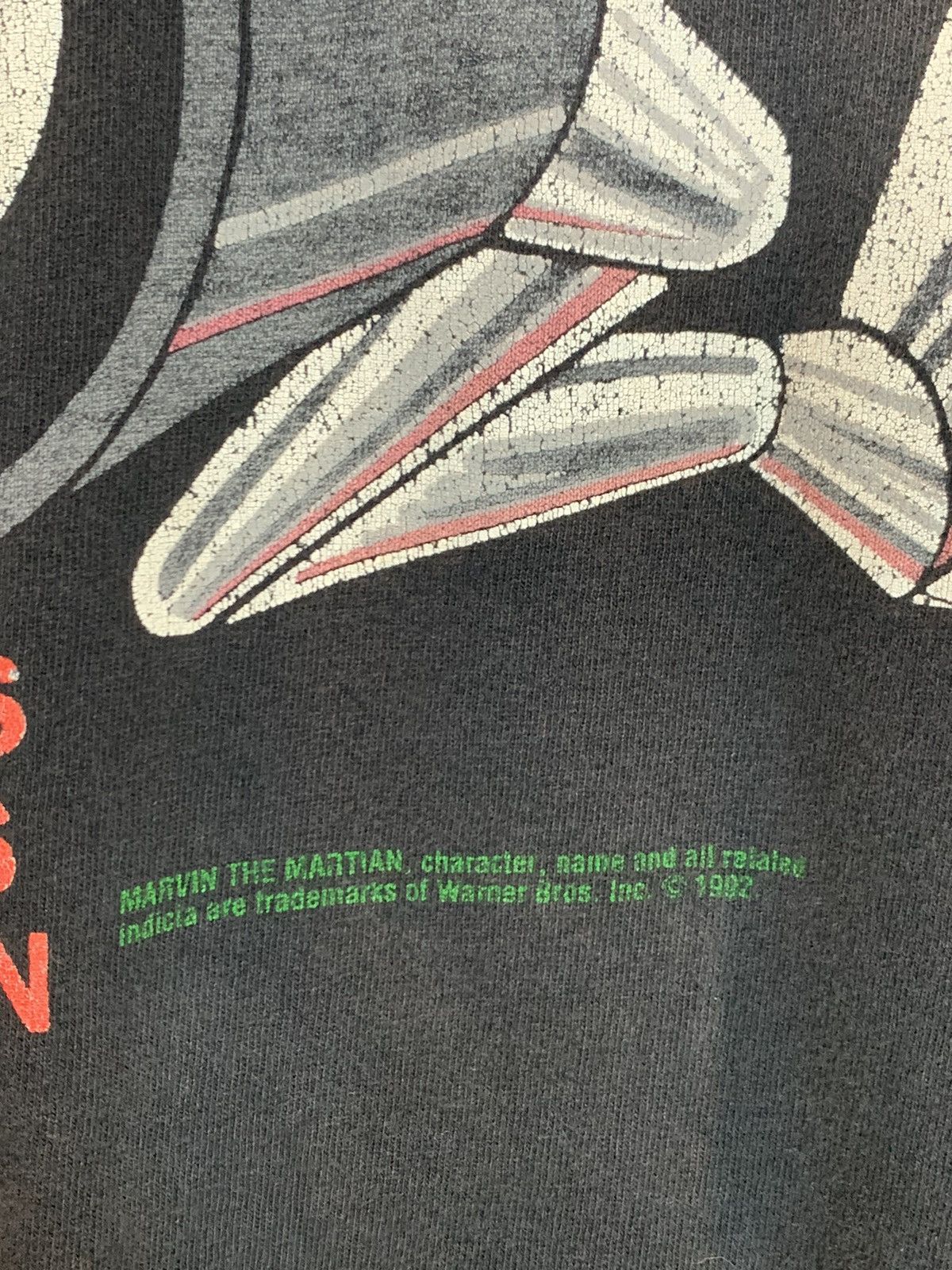Vintage × Warner Bros RARE Vintage 1992 Marvin Martian Eyes Of Mars Upon You Shirt Size US XL / EU 56 / 4 - 7 Thumbnail
