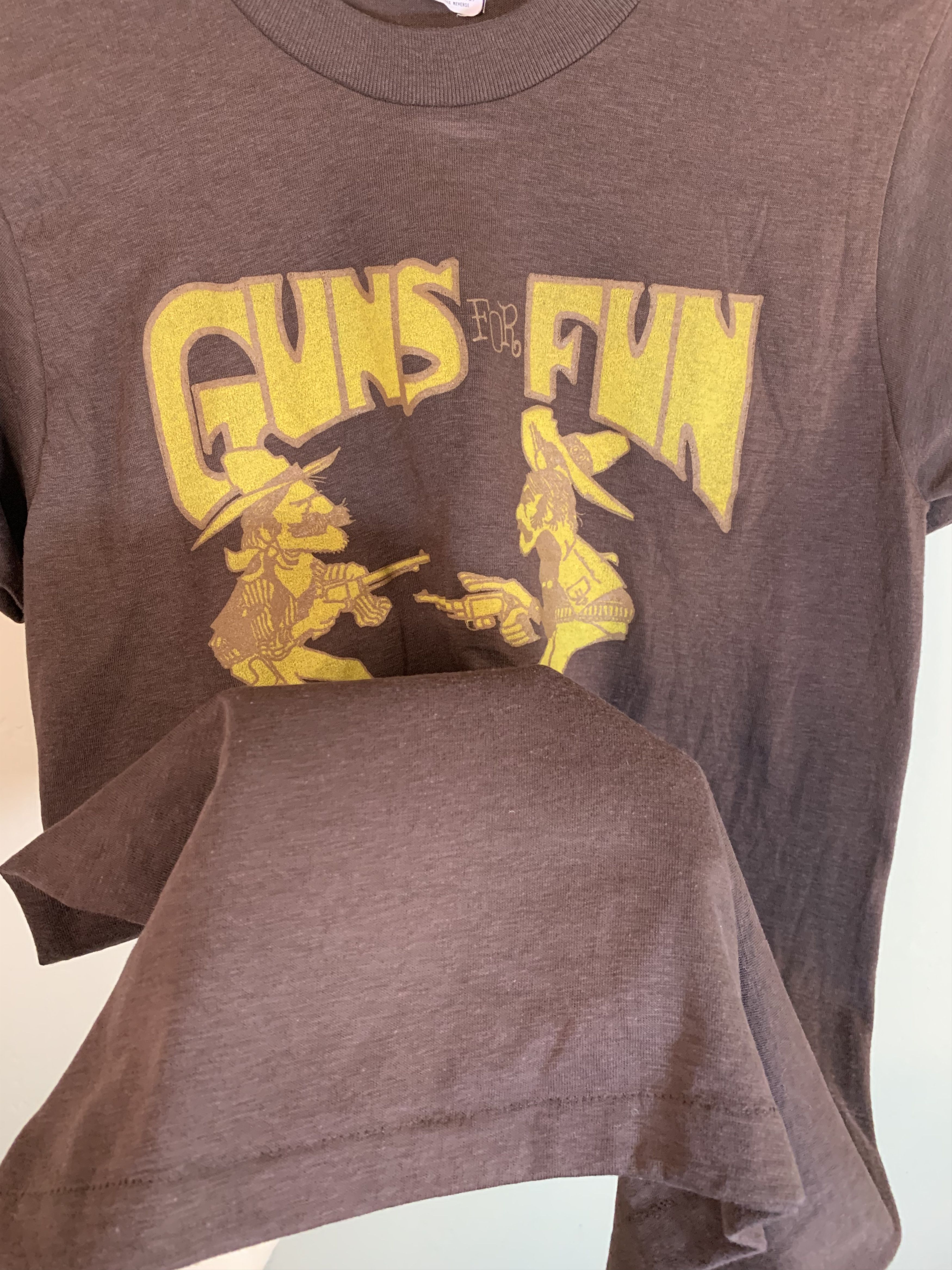Vintage RARE Vintage 60’s Guns For Fun Firearm Single Stitch T-Shirt Size US M / EU 48-50 / 2 - 4 Thumbnail