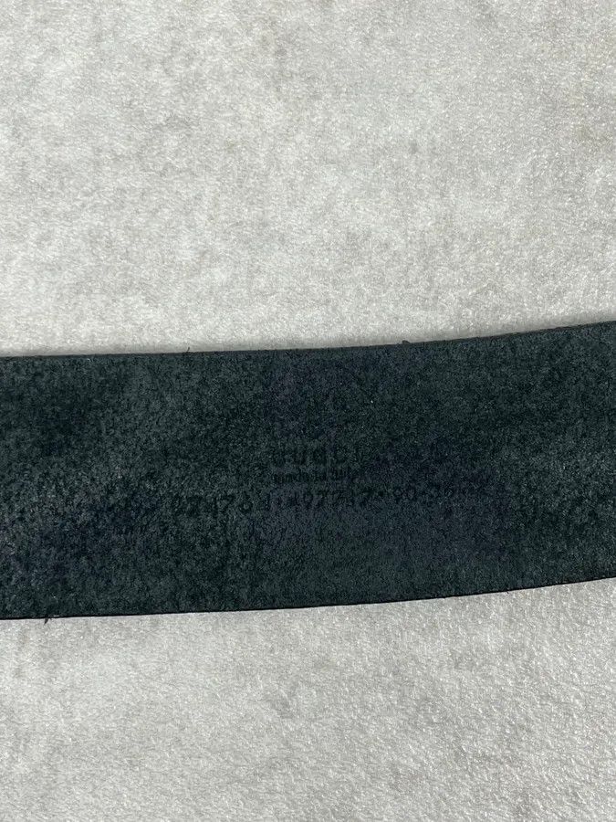 Gucci Gucci Black Snake Buckle Leather Belt Size ONE SIZE - 4 Thumbnail