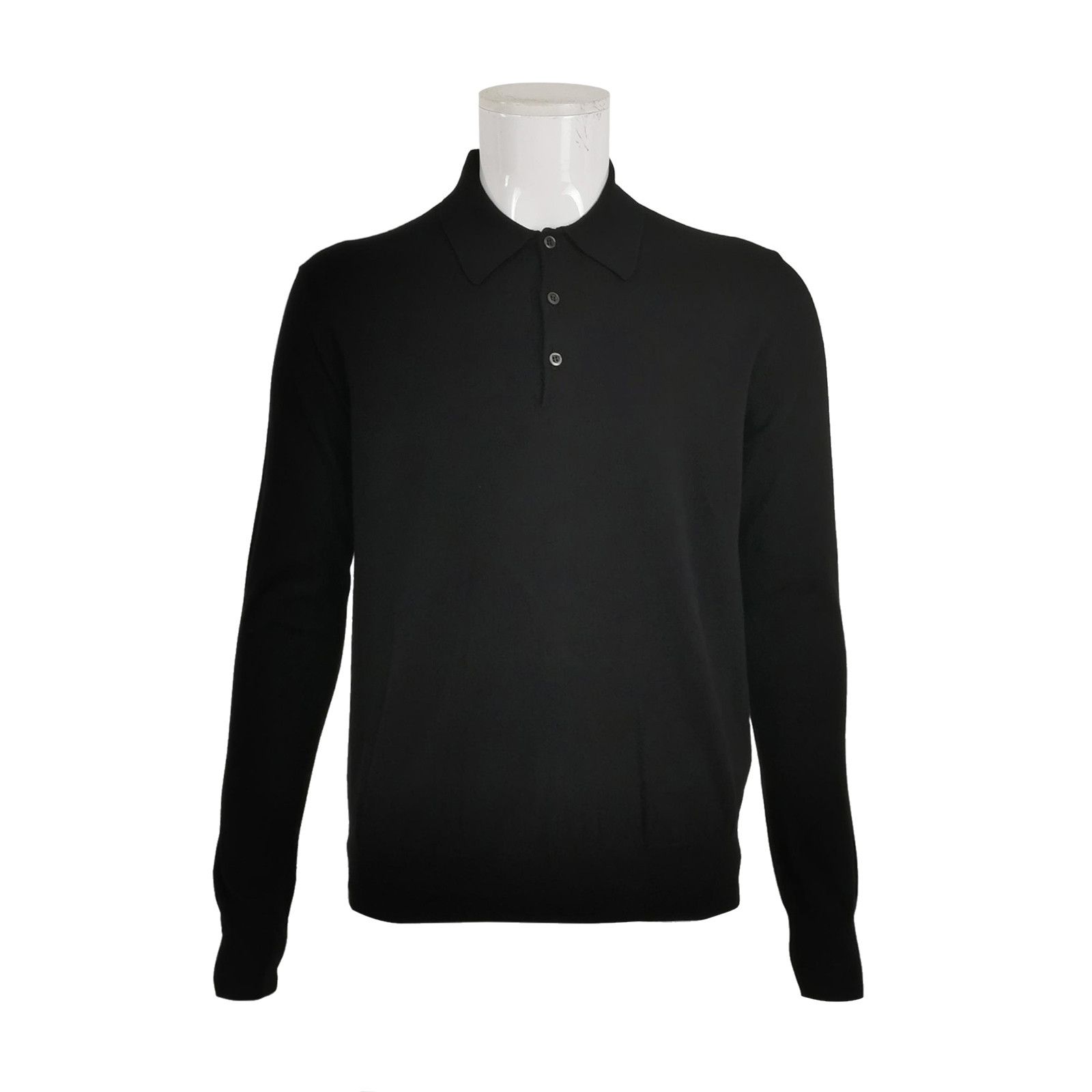 Prada Prada Long Sleeve Knit Polo Size 48 Size US M / EU 48-50 / 2 - 1 Thumbnail