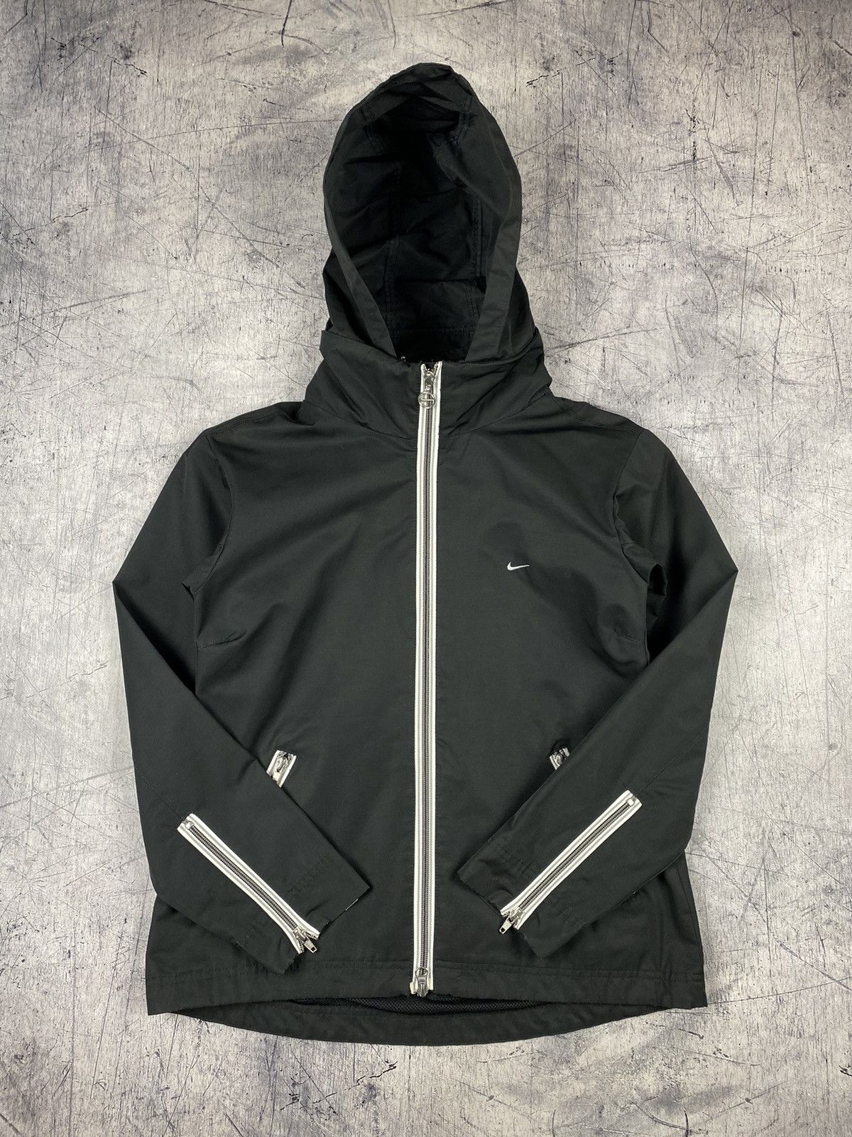 Nike × Vintage Vintage Y2K Nike Drill Zip Light Jacket Size M / US 6-8 / IT 42-44 - 3 Thumbnail