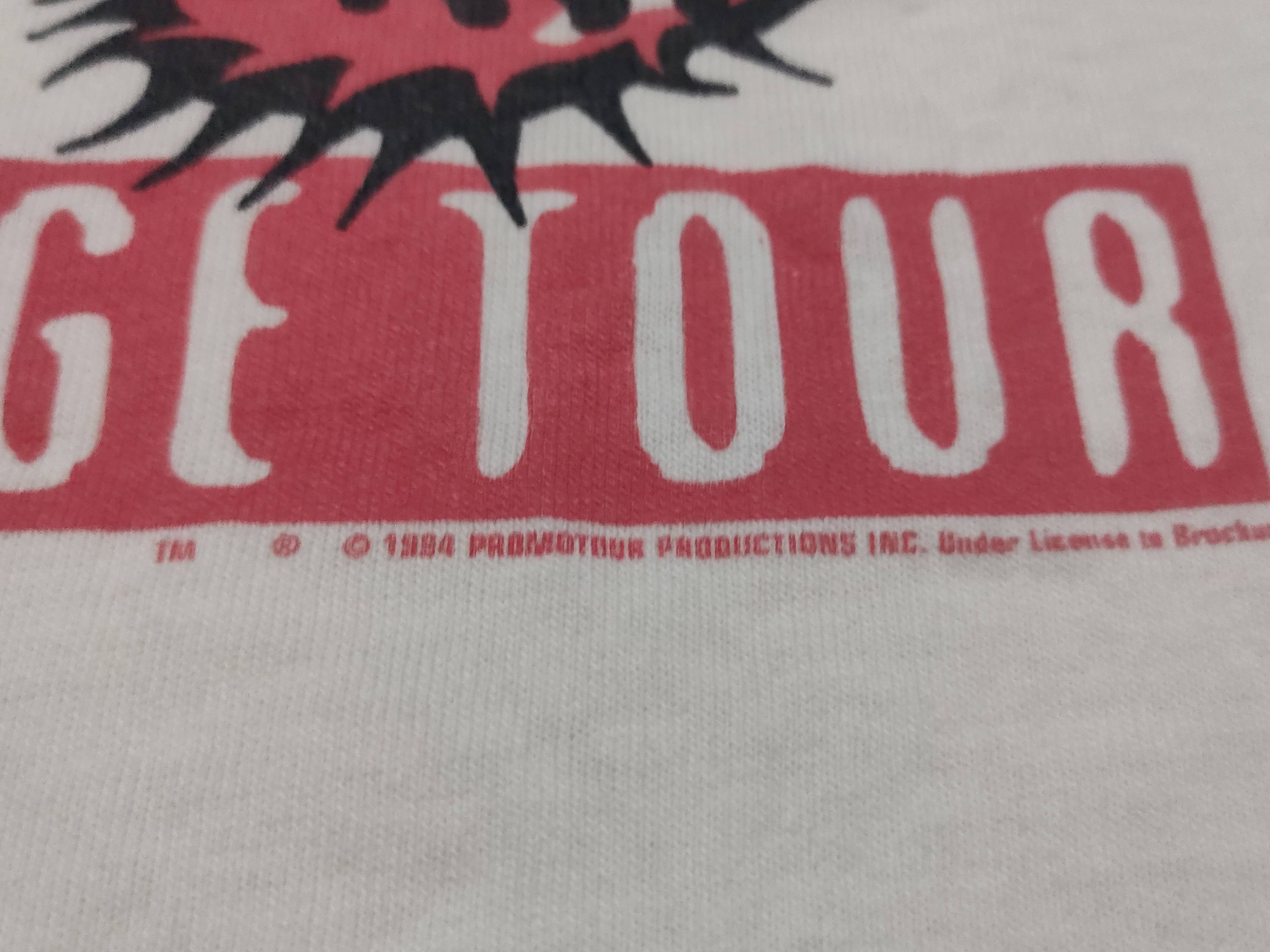 Brockum × Vintage Vintage 90 Rolling Stones World Tour Voodoo Lounge Band Tee Size US L / EU 52-54 / 3 - 4 Thumbnail