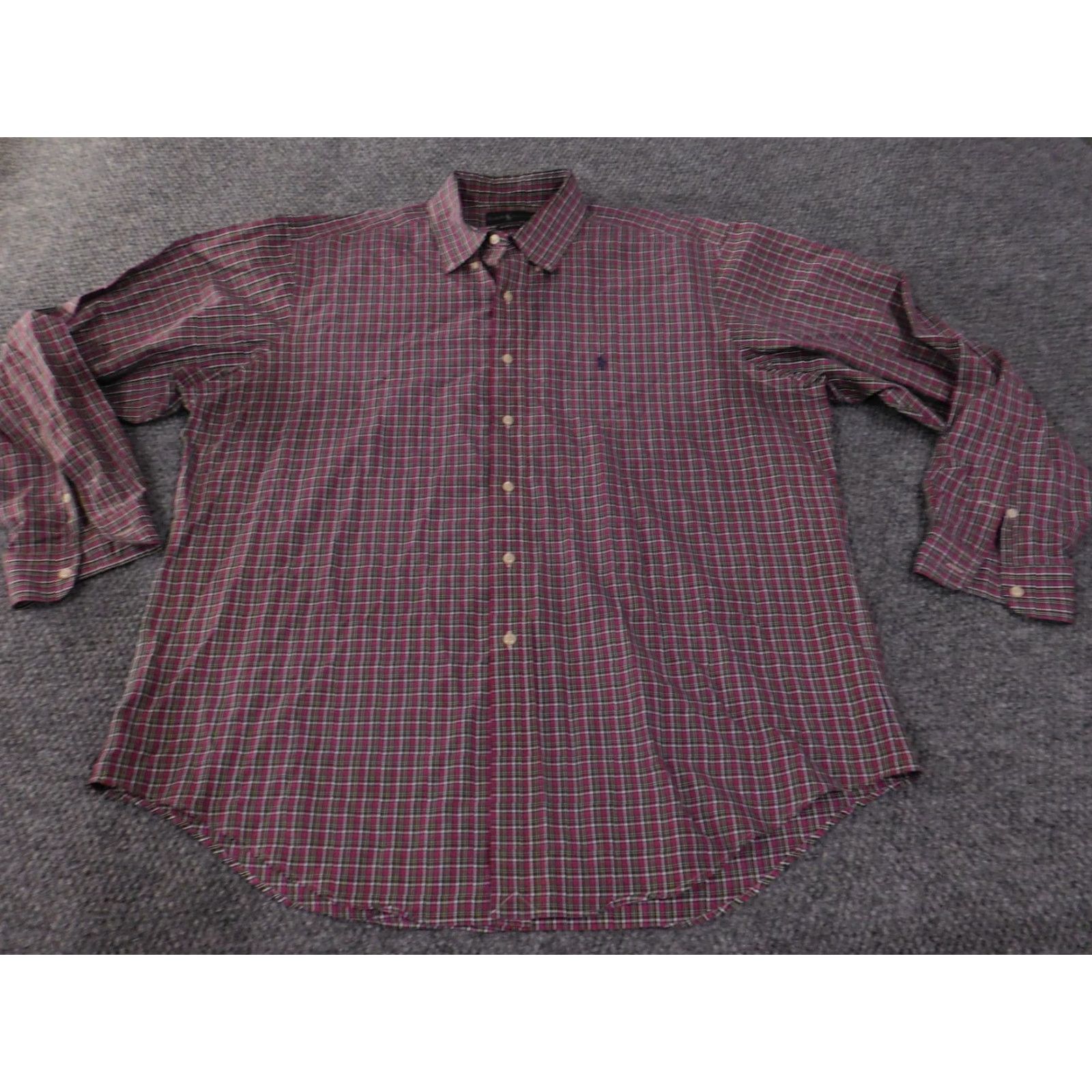 Ralph Lauren Ralph Lauren Shirt Mens XL Multicolor Plaid Classic Fit Long Sleeve Button Up Size US XL / EU 56 / 4 - 4 Thumbnail