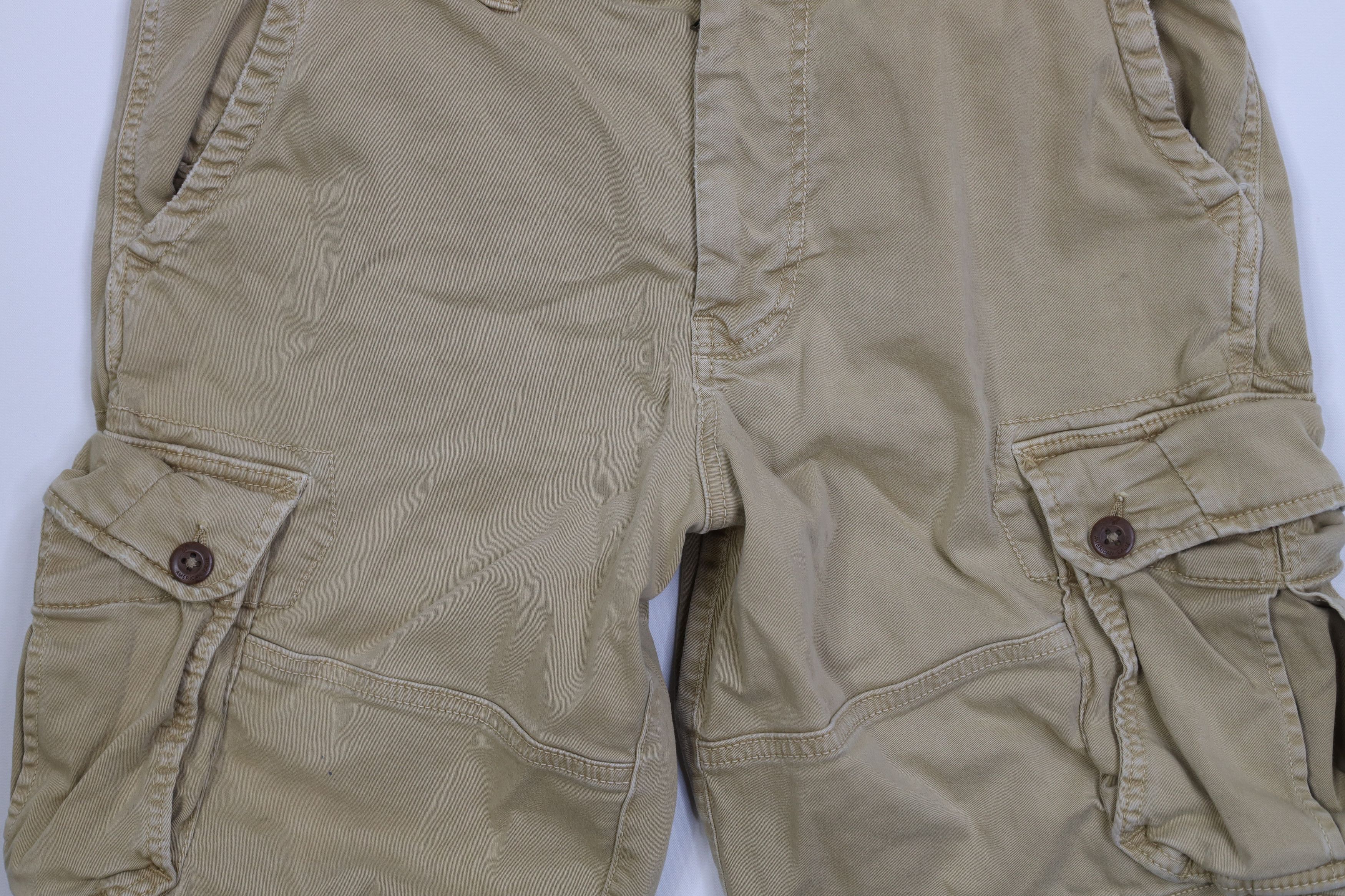 American Eagle Outfitters Vintage Y2K American Eagle Outfitters Cargo Shorts Brown Size US 32 / EU 48 - 3 Thumbnail