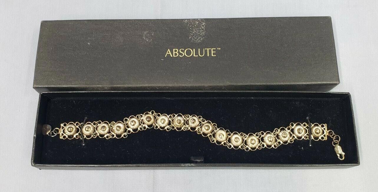 Designer Vintage Silver Absolute Brand Women's Bracelet Made In Italy Size ONE SIZE - 1 Thumbnail