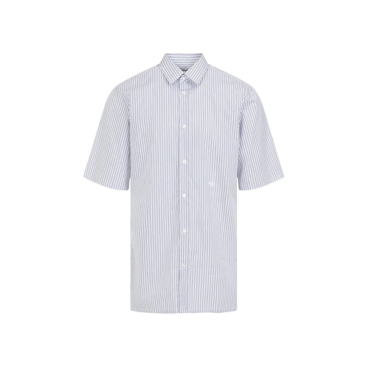 Maison Margiela Maison Margiela Striped Buttoned Shirt Size US S / EU 44-46 / 1 - 1 Thumbnail
