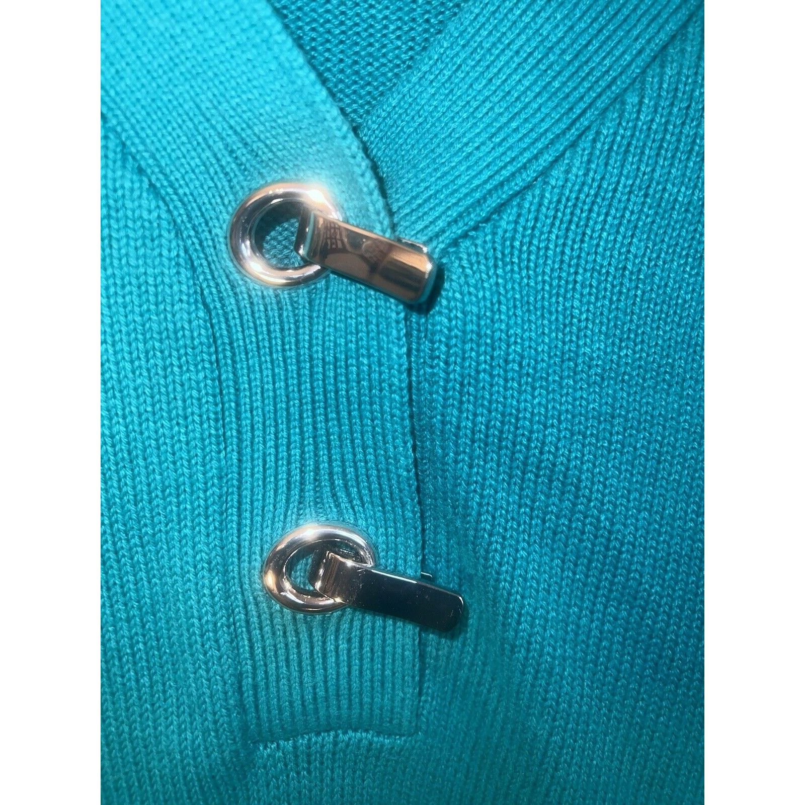 & Other Stories Karen Scott Sweater Women’s Plus Size 2XL V-Neck Green XXL Size XXL / US 16-18 / IT 52-54 - 2 Thumbnail