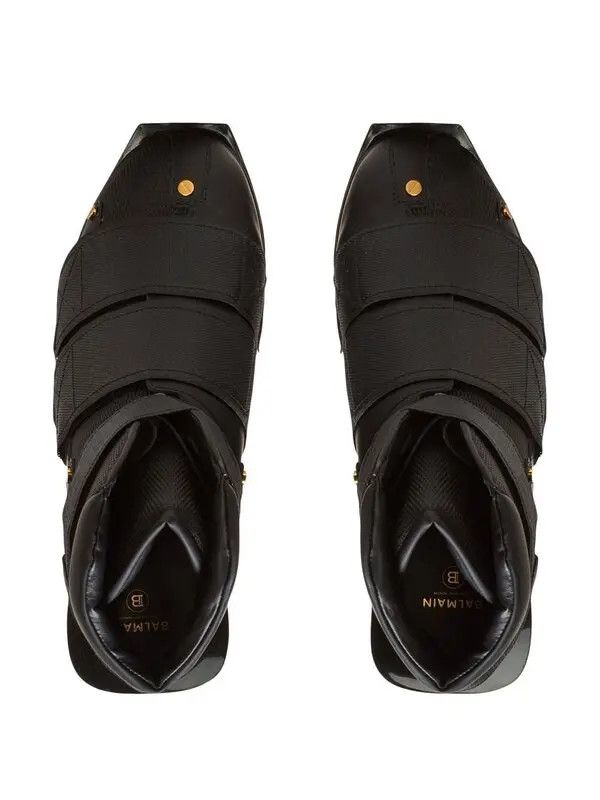 Balmain o1y0525 Ankle Boots in Black Size US 8 / IT 38 - 4 Thumbnail