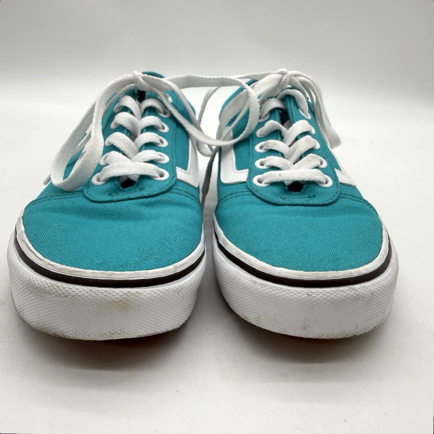 Vans VANS Ward Sneaker Women Blue White Canvas Low Top 7.5 Size M / US 6-8 / IT 42-44 - 4 Thumbnail