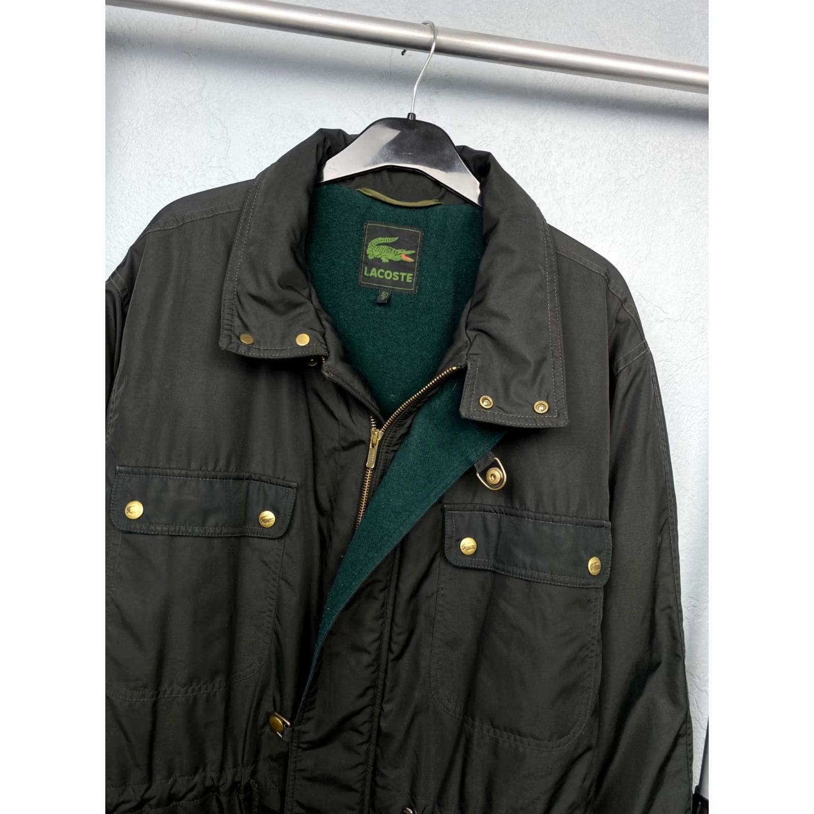 Lacoste Lacoste 90s Vintage Mens Classic Jacket Made in France Size 50 Size US M / EU 48-50 / 2 - 2 Thumbnail