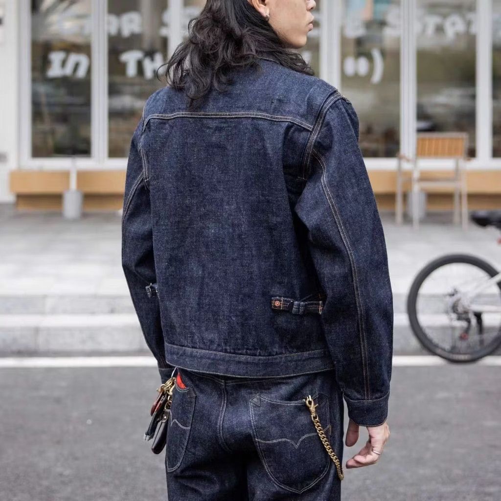 PPFM Red tornado 24mj 1960's denim jacket Size US M / EU 48-50 / 2 - 3 Thumbnail