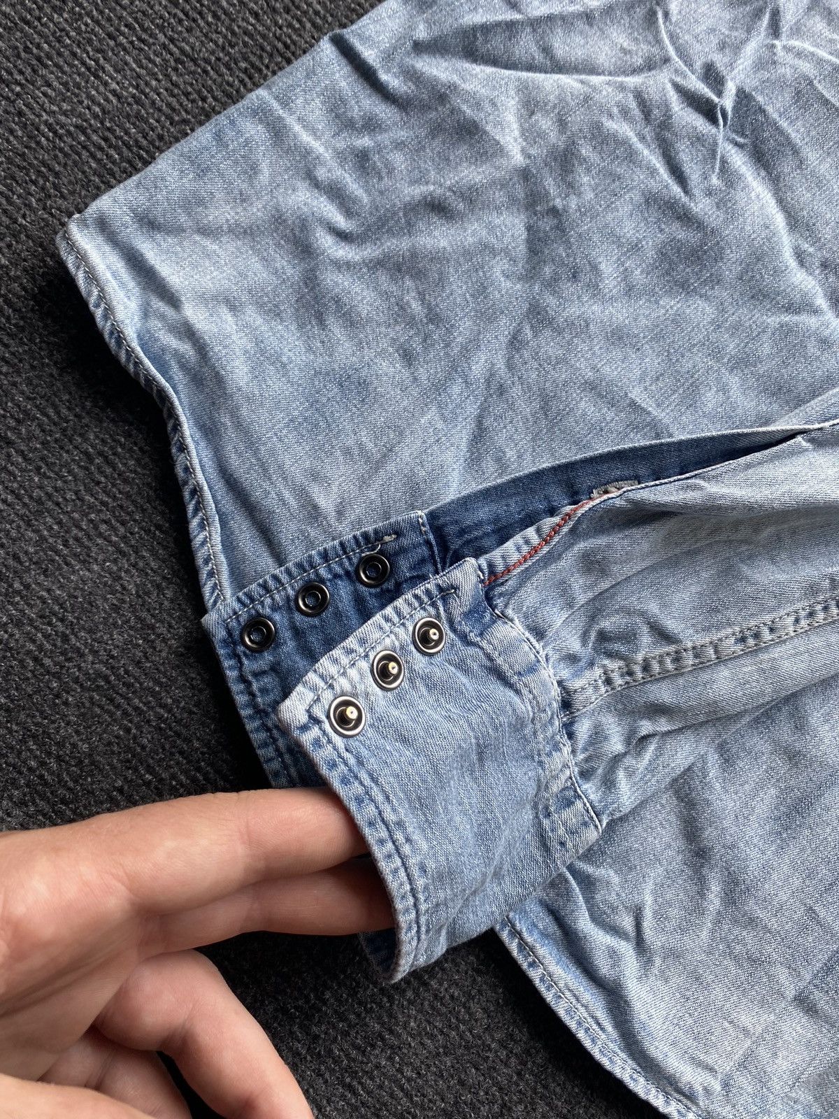Replay 🔥Replay Punk Opium Blue mens faded shirt m Size US M / EU 48-50 / 2 - 13 Thumbnail