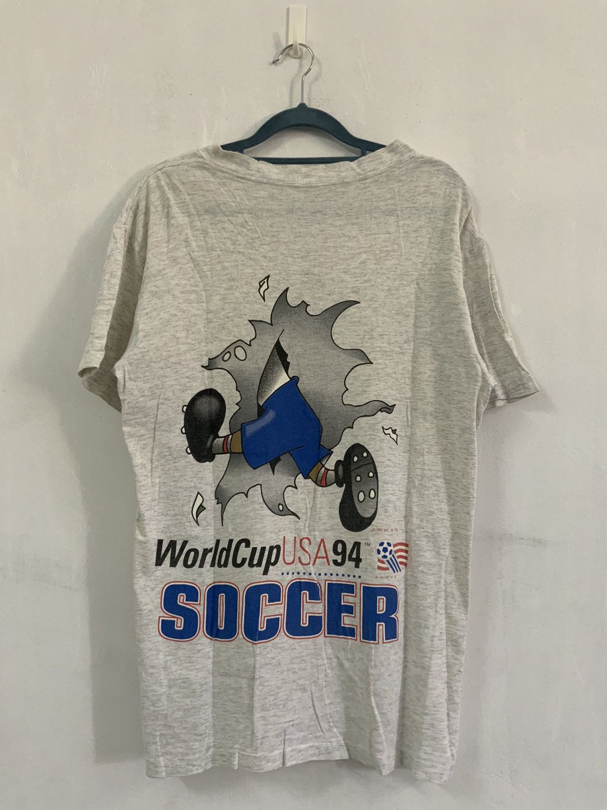 Nutmeg Vintage World Cup USA 94 Nutmeg Mills Tee Size US M / EU 48-50 / 2 - 2 Thumbnail