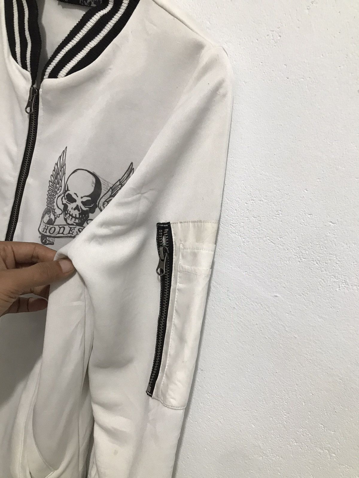 If Six Was Nine Digdeep gothic Skull track jacket y2k style Size US S / EU 44-46 / 1 - 5 Thumbnail
