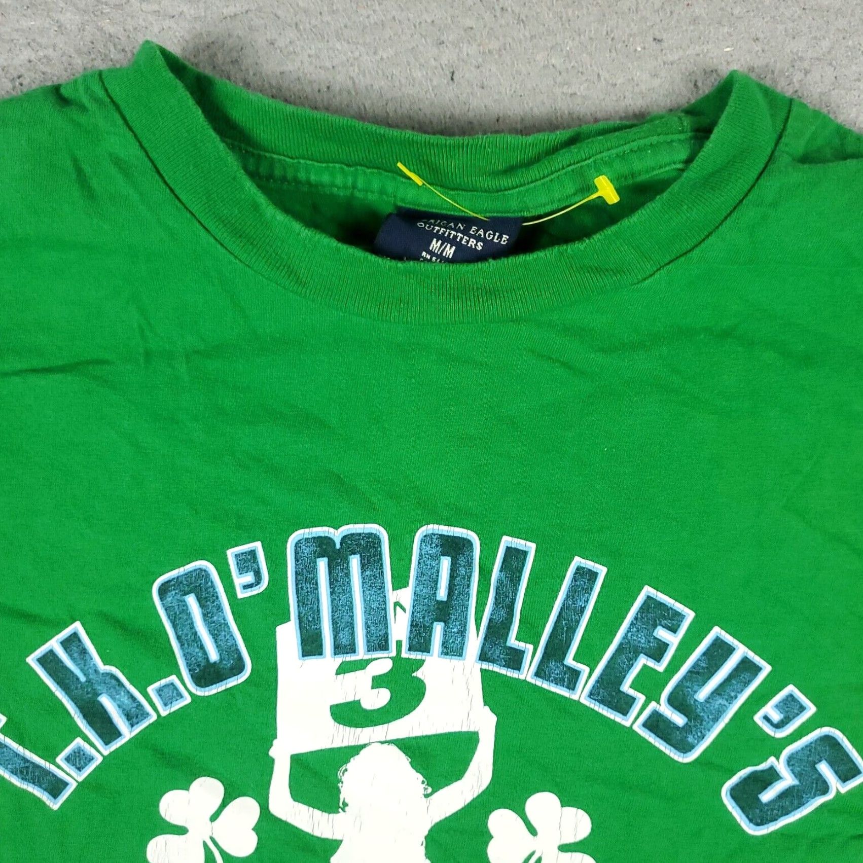American Eagle Outfitters American Eagle Outfitters T Shirt Mens M Green Casual Short Sleeve Crew Neck Graphic Logo Modern Classic Sports All Seasons Mens Size US M / EU 48-50 / 2 - 3 Thumbnail