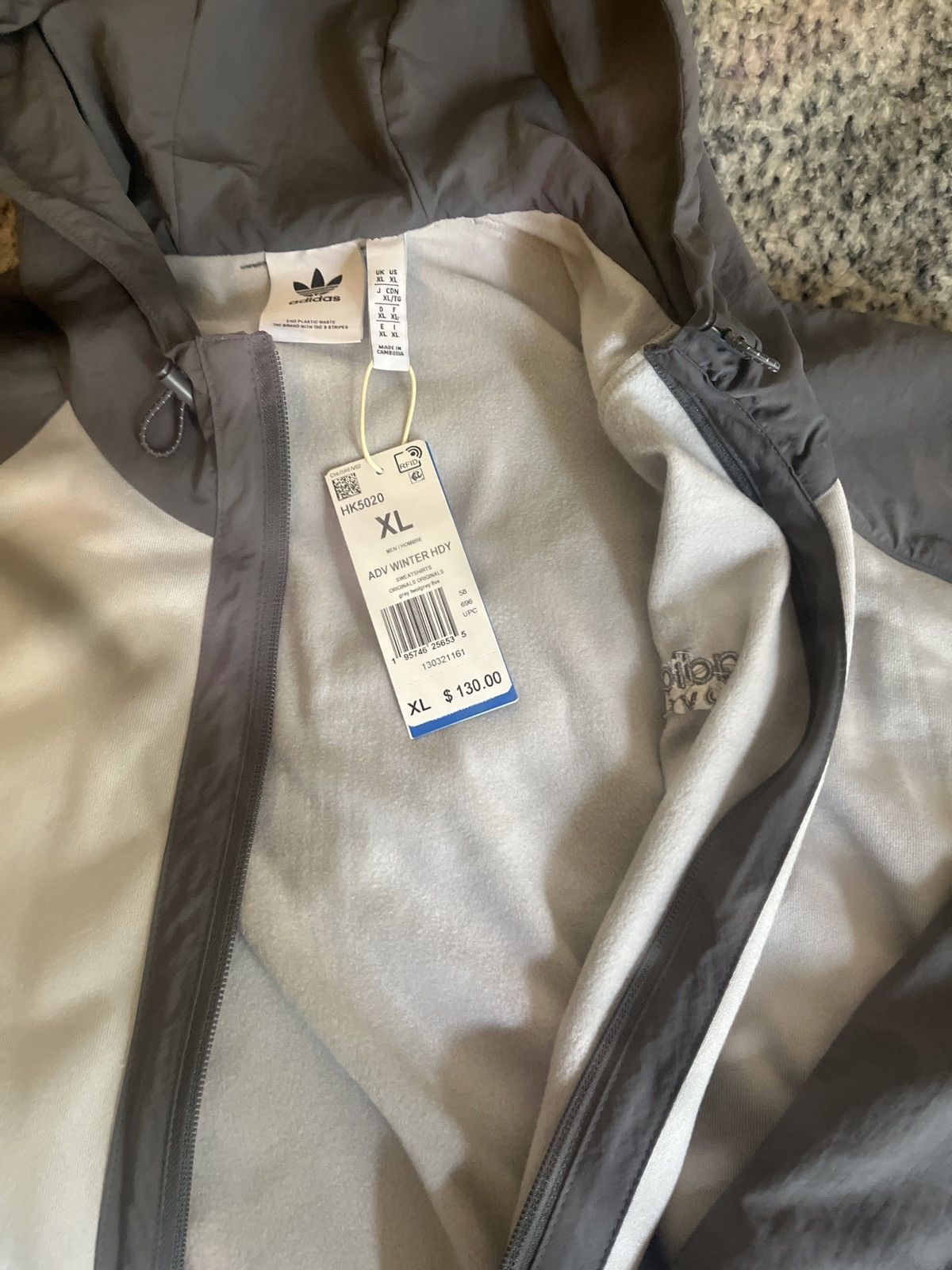 Adidas Grey adidas adventure jacket Size US XL / EU 56 / 4 - 1 Thumbnail