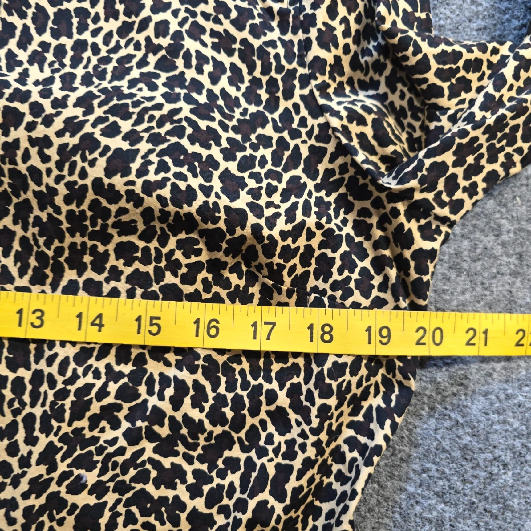 J.Crew J.CREW Blouse Women 12 Brown Black Leopard Button Up Long Sleeve Casual Career Slim Fit Size XL / US 12-14 / IT 48-50 - 5 Thumbnail