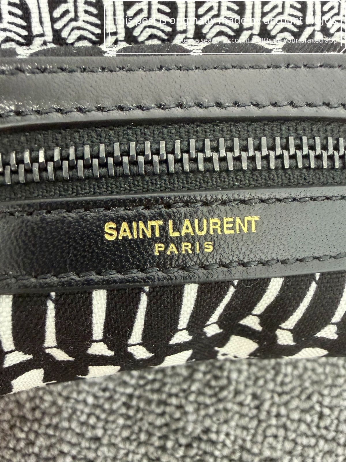 Saint Laurent Paris Saint Laurent Paris Skeleton Key Chain Wallet Mini Backpack Size ONE SIZE - 4 Thumbnail