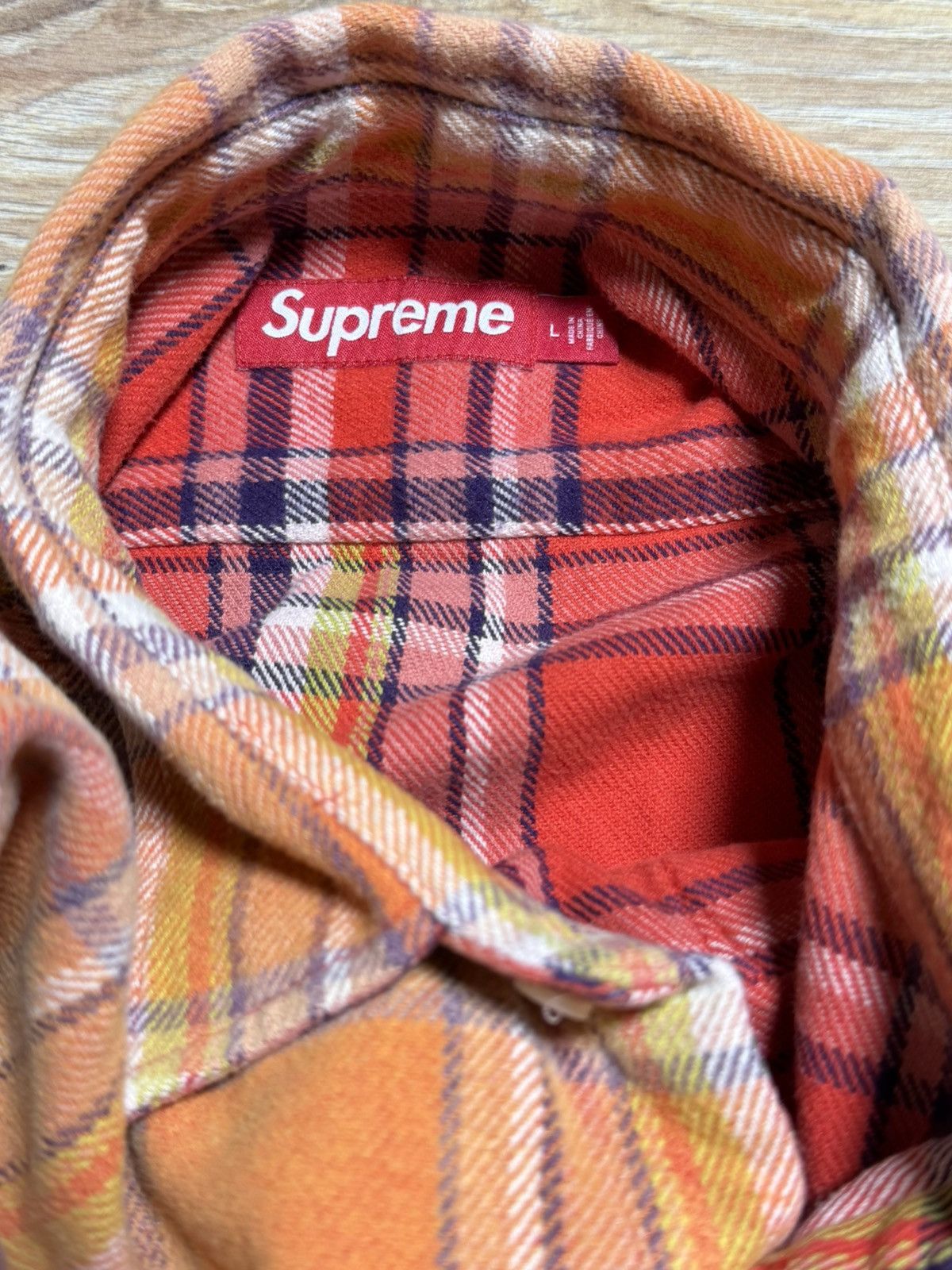 Supreme Supreme shirt orange Size US L / EU 52-54 / 3 - 3 Thumbnail