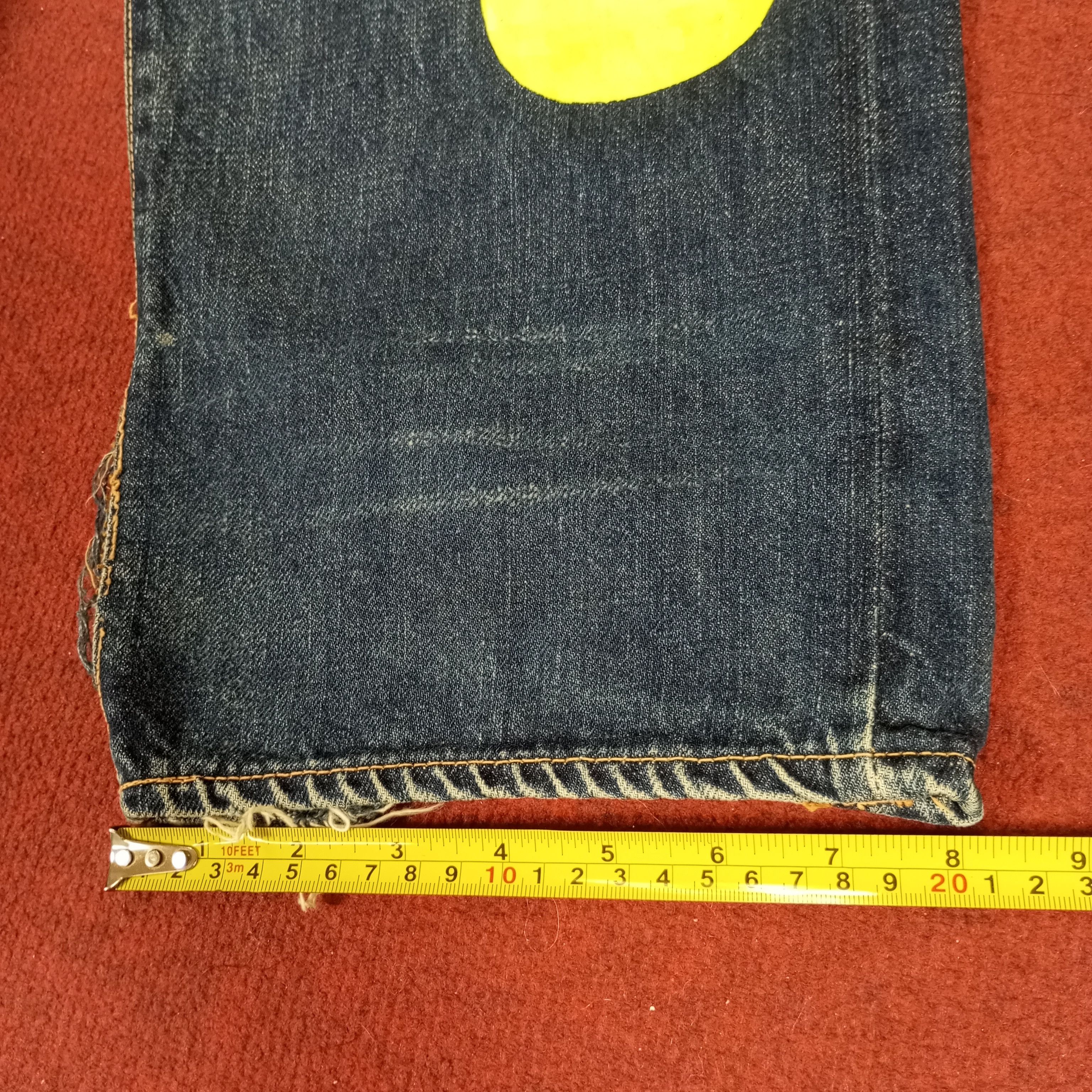 Evisu × Vintage Evis Japanese Brand Fashion Style Custom Daicock Jeans Size US 29 - 11 Thumbnail
