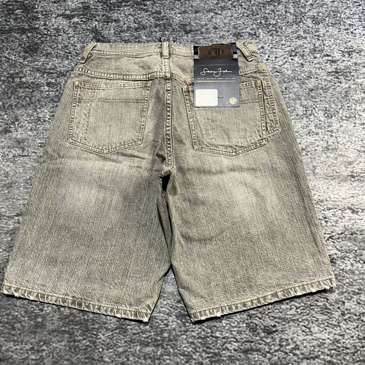 Sean John Vintage Y2K Sean John Baggy Jorts Grunge Skater Denim Shorts Size US 32 / EU 48 - 3 Thumbnail