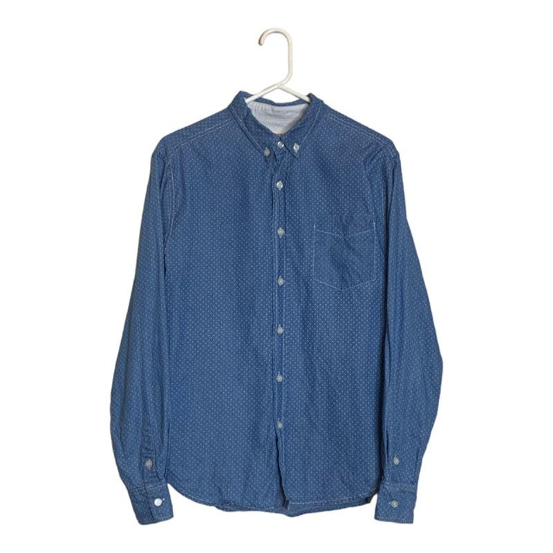 Barque Barque men blue polka dots button casual shirt size M Size US M / EU 48-50 / 2 - 8 Thumbnail