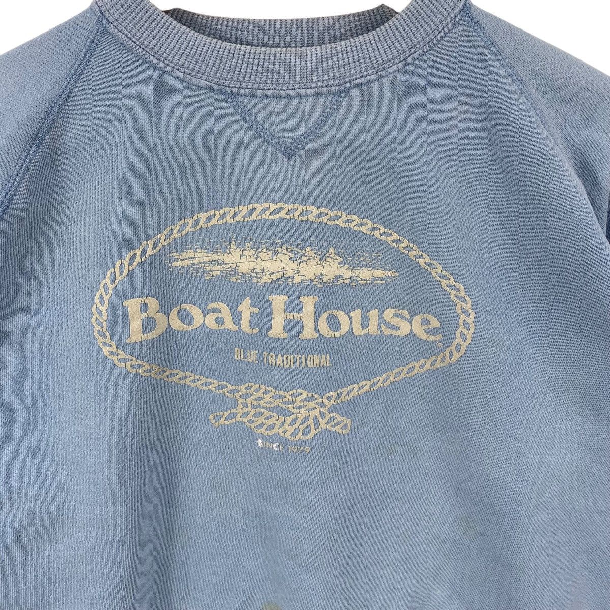 Boathouse Vintage 90’ BOAT HOUSE JAPAN Joymark Blue Sweatshirt Sweater Size M / US 6-8 / IT 42-44 - 5 Thumbnail
