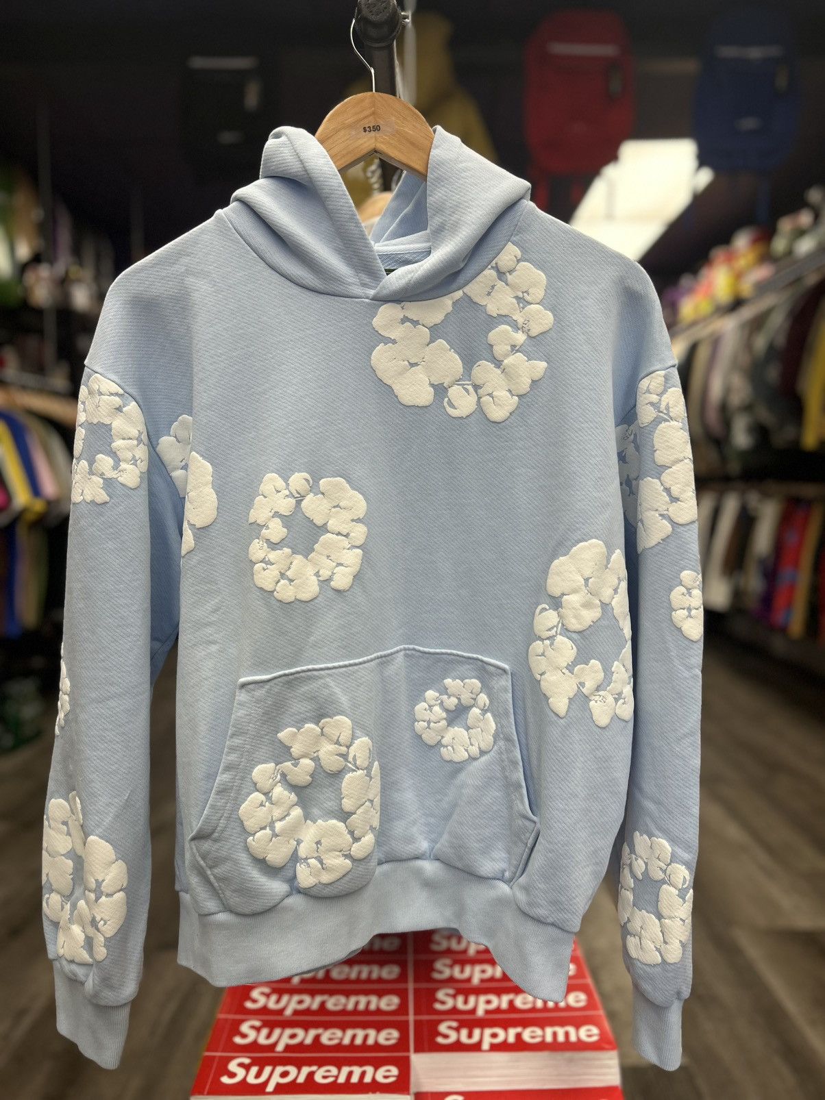 DENIM TEARS DENIM TEARS The cotton wreath hoodie Size S / US 4 / IT 40 - 1 Thumbnail