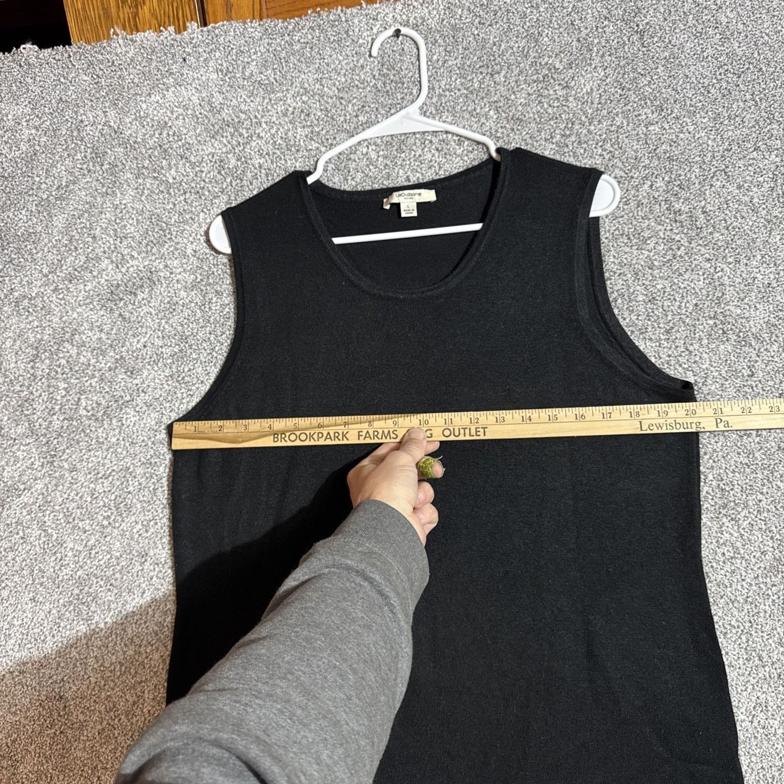 Other Liz Claiborne Knit Dress Large Bodycon Office Chic Retro Size L / US 10 / IT 46 - 3 Thumbnail