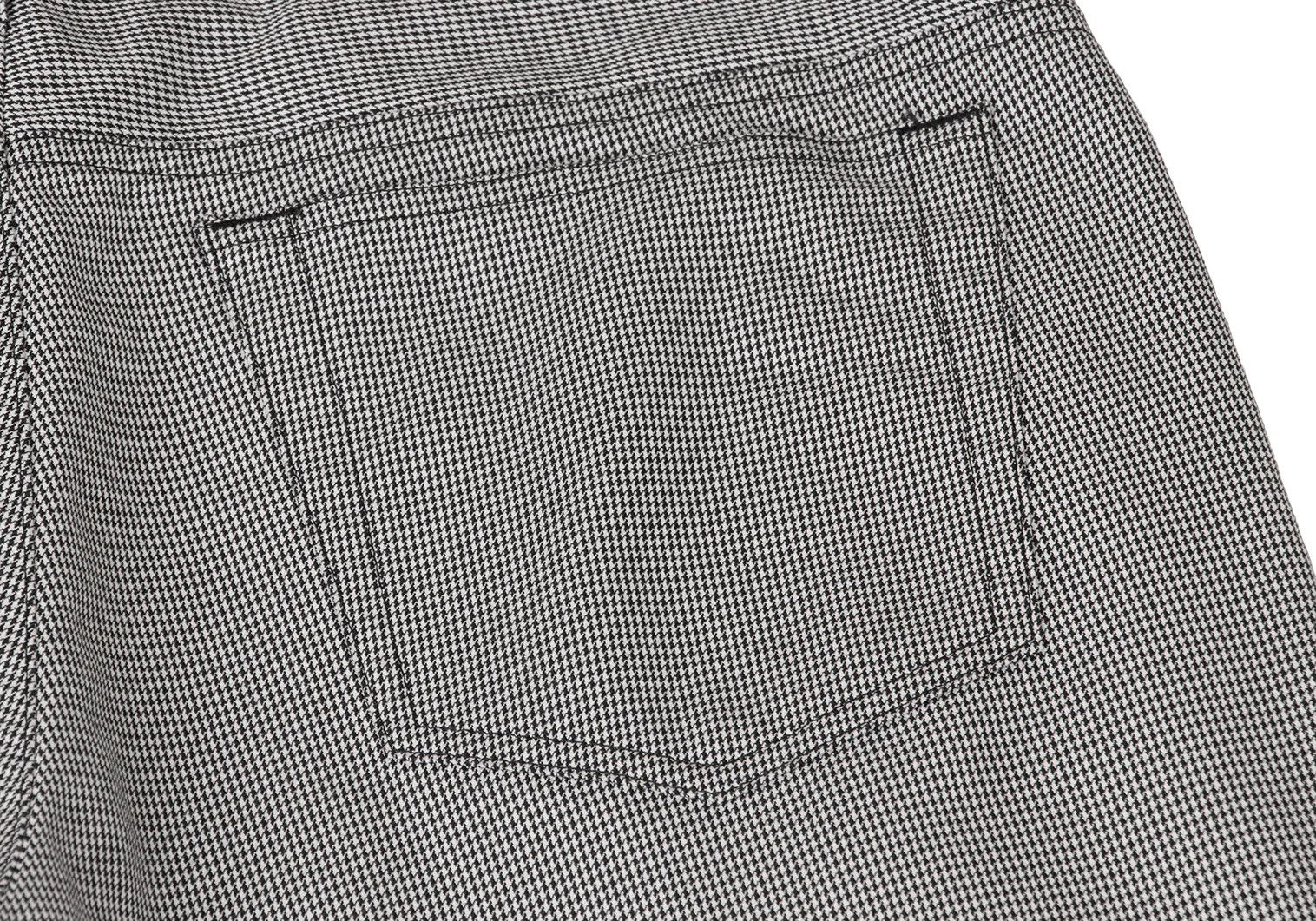 Burberry Cotton/Polyester Puppy Tooth Pants in Black and White Size US 38 / EU 54 - 11 Thumbnail